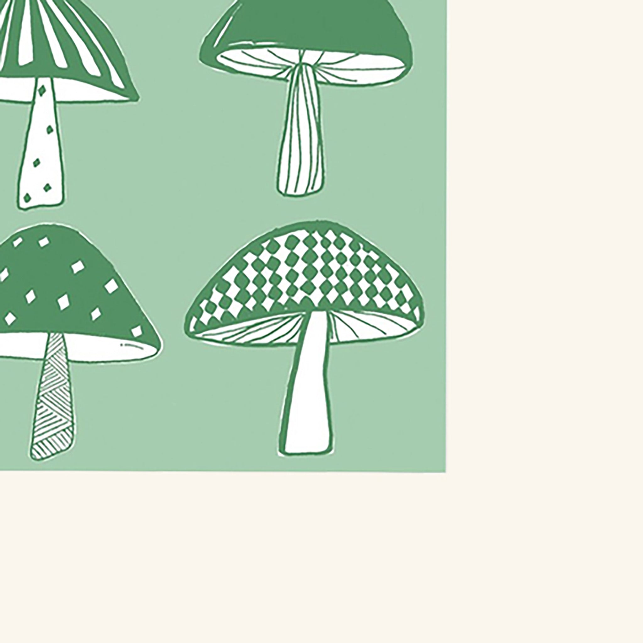 Mushroom Thanks Card Heather Evelyn