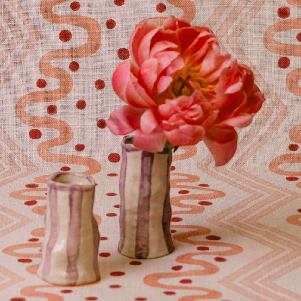 Candy Stripe Bud Vase