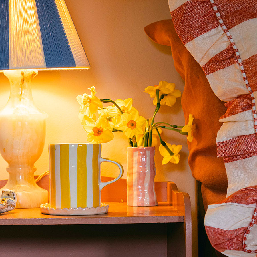 Candy Stripe Bud Vase