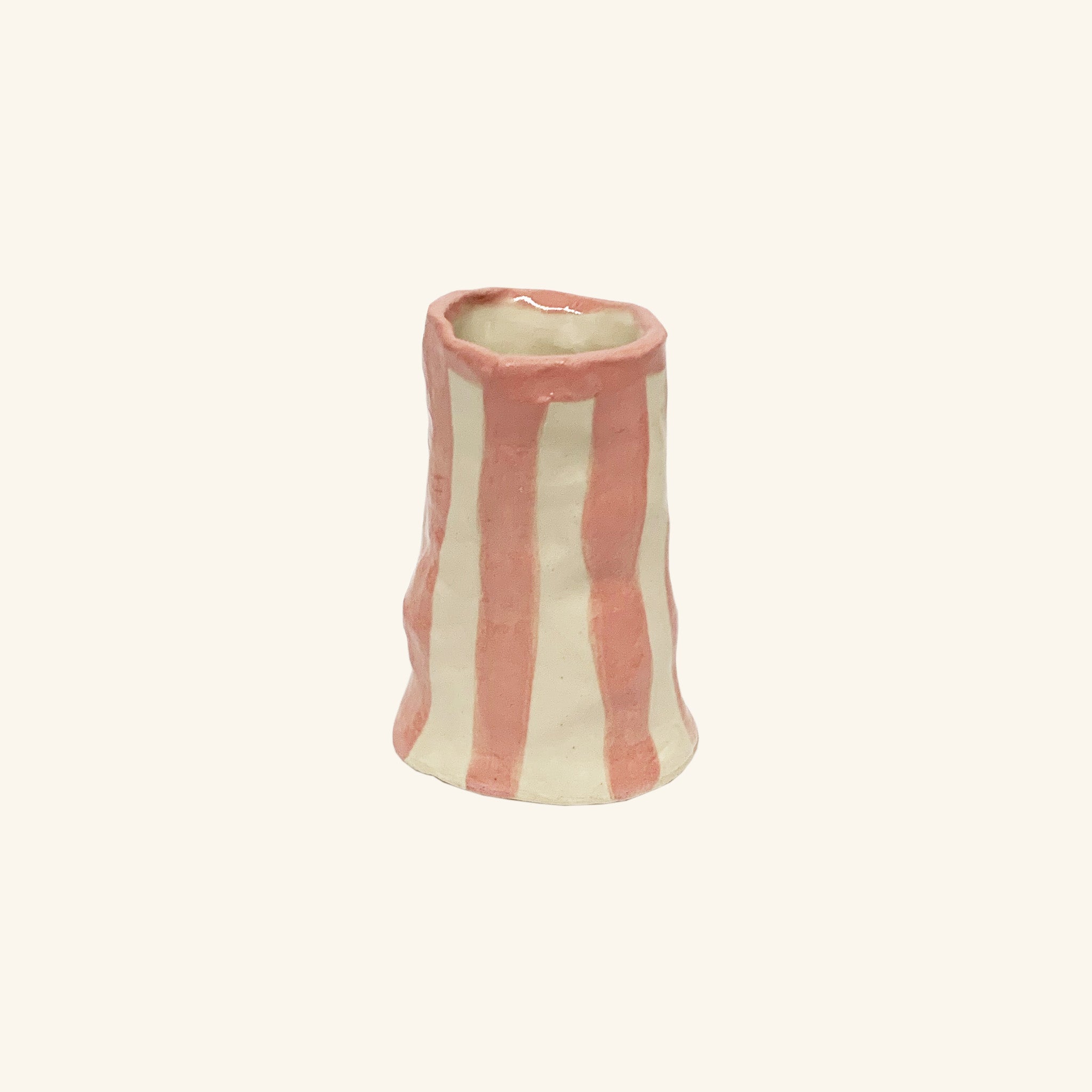 Candy Stripe Bud Vase