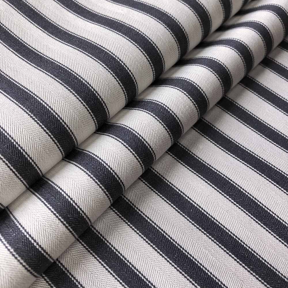 Ticking Stripe 2 Fabric Ian Mankin