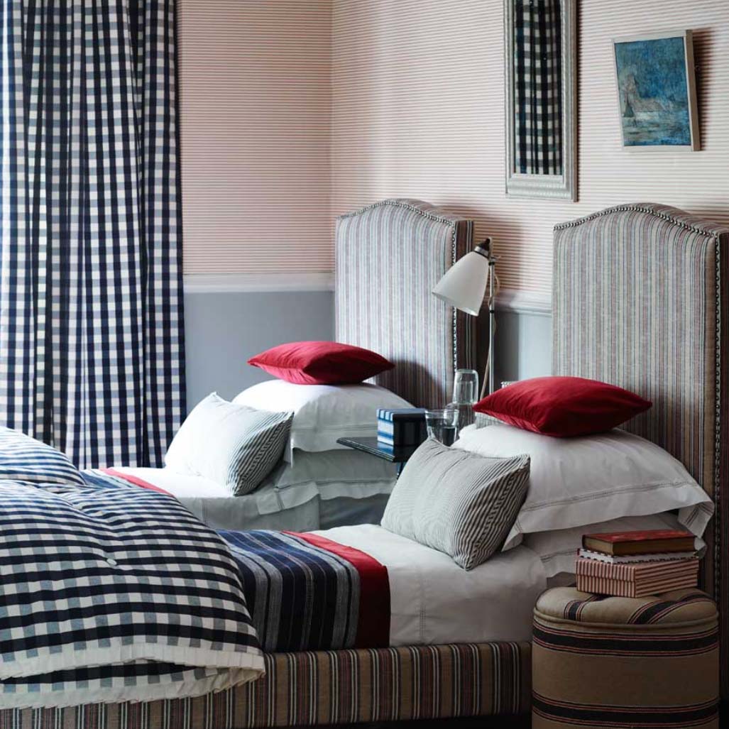 Ticking Stripe Wallpaper