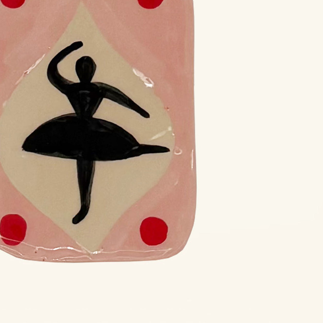 Ceramic Christmas Dancer Ornament