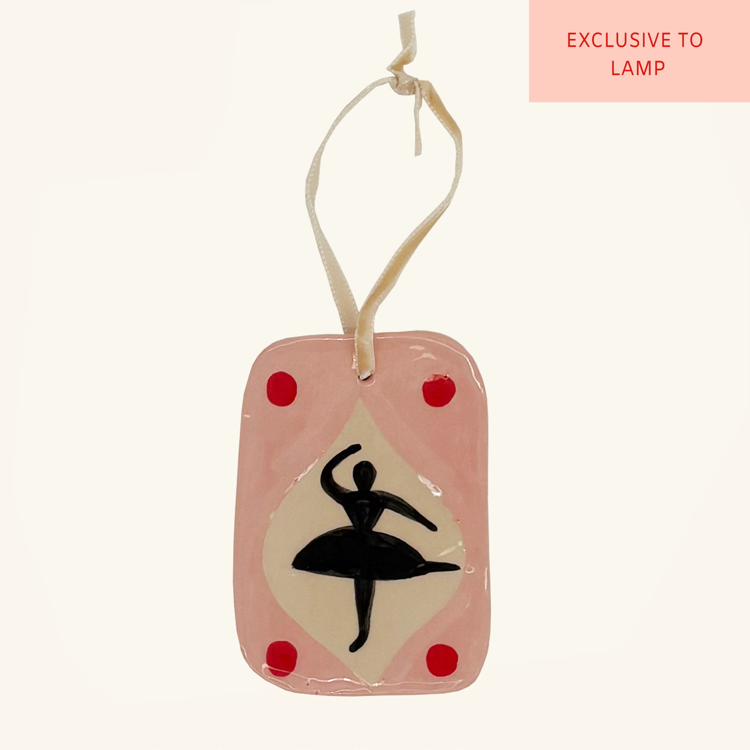 Ceramic Christmas Dancer Ornament