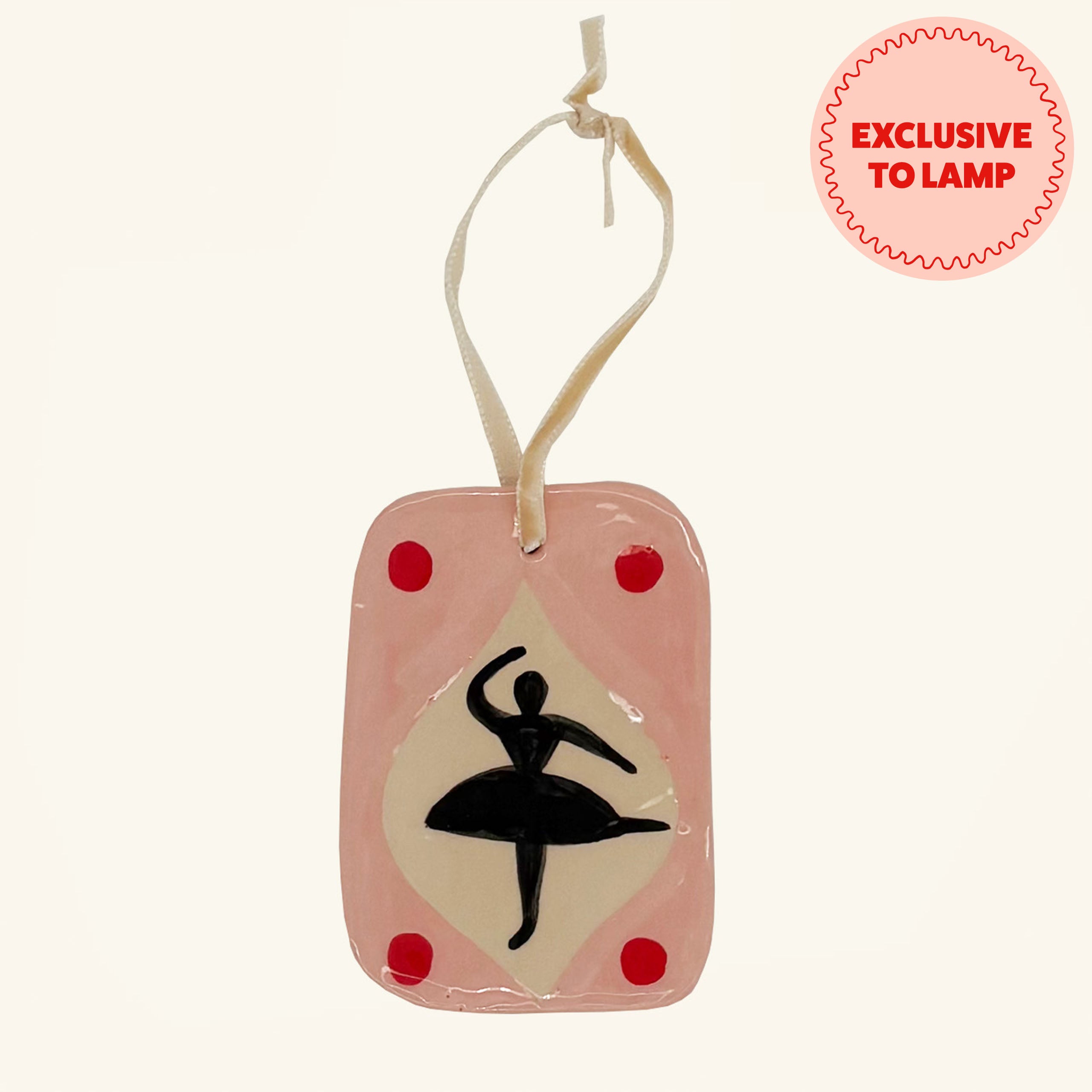 Ceramic Christmas Dancer Ornament