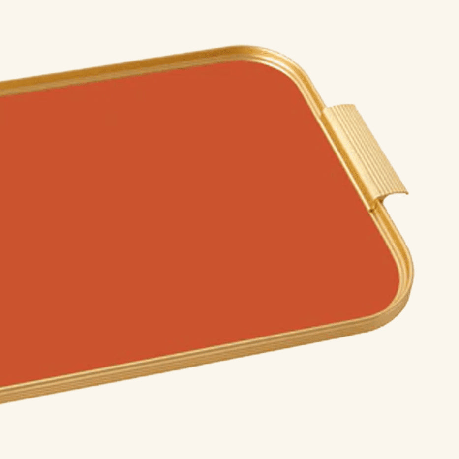 Tray – Burnt Orange / Gold Kaymet