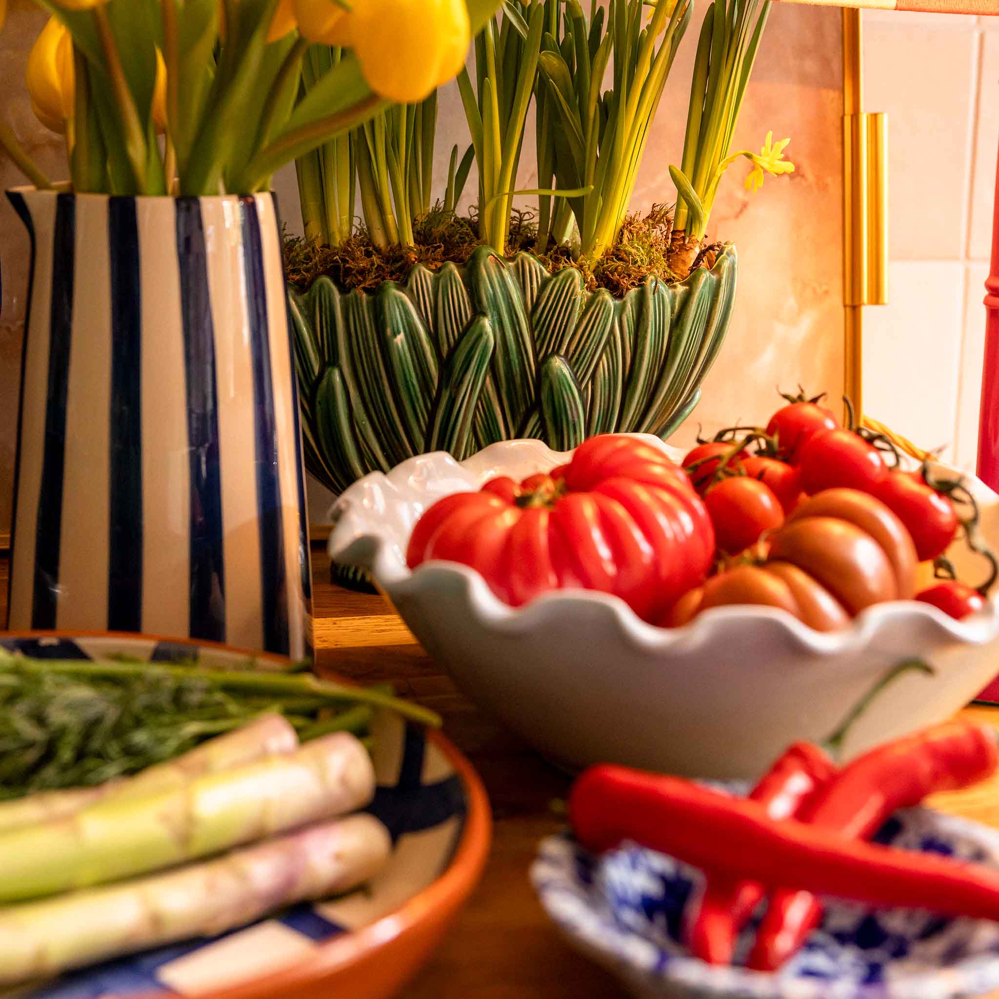 Medium Wavy Bowl LAMP LDN