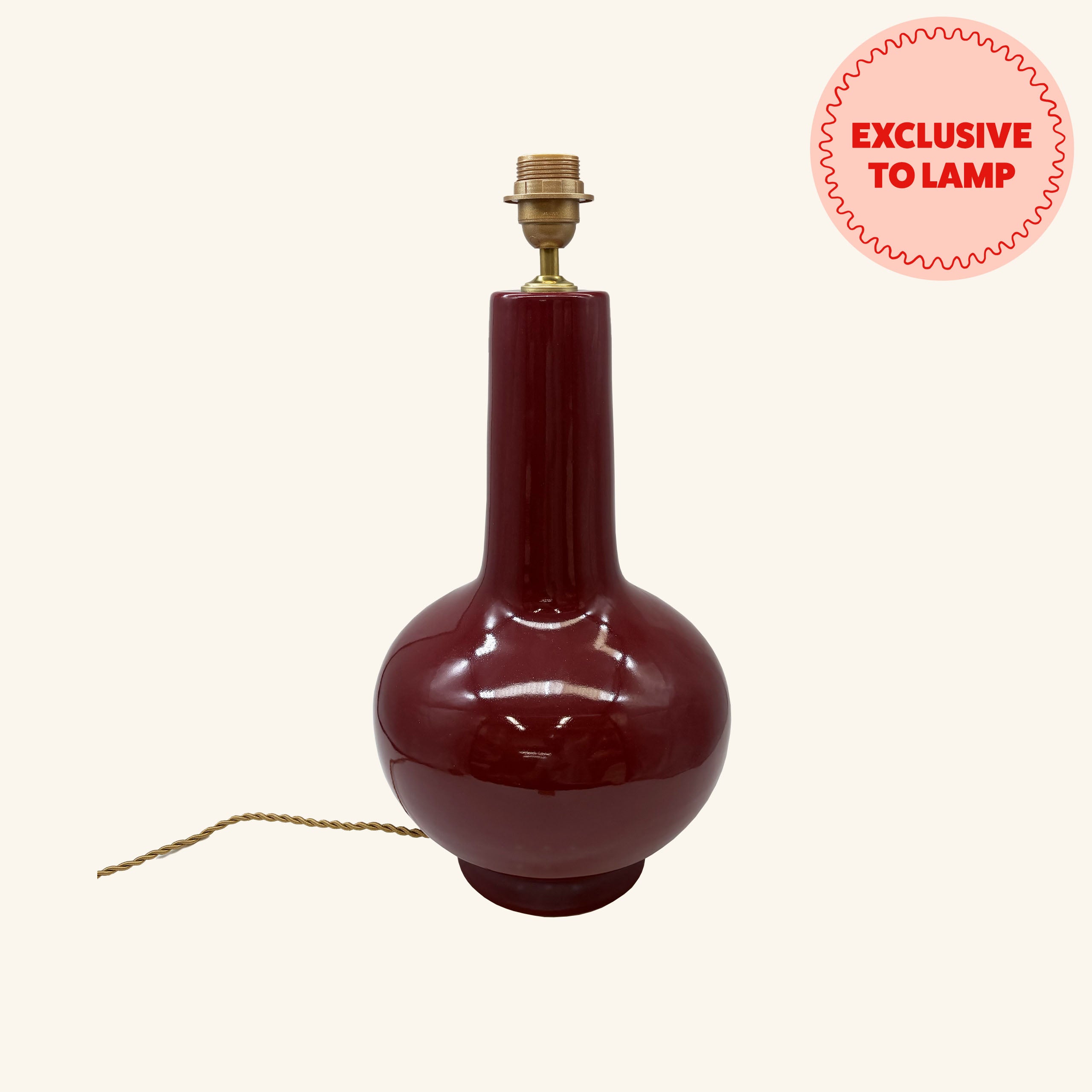 Ceramic Bulb Lamp Base LAMP LDN