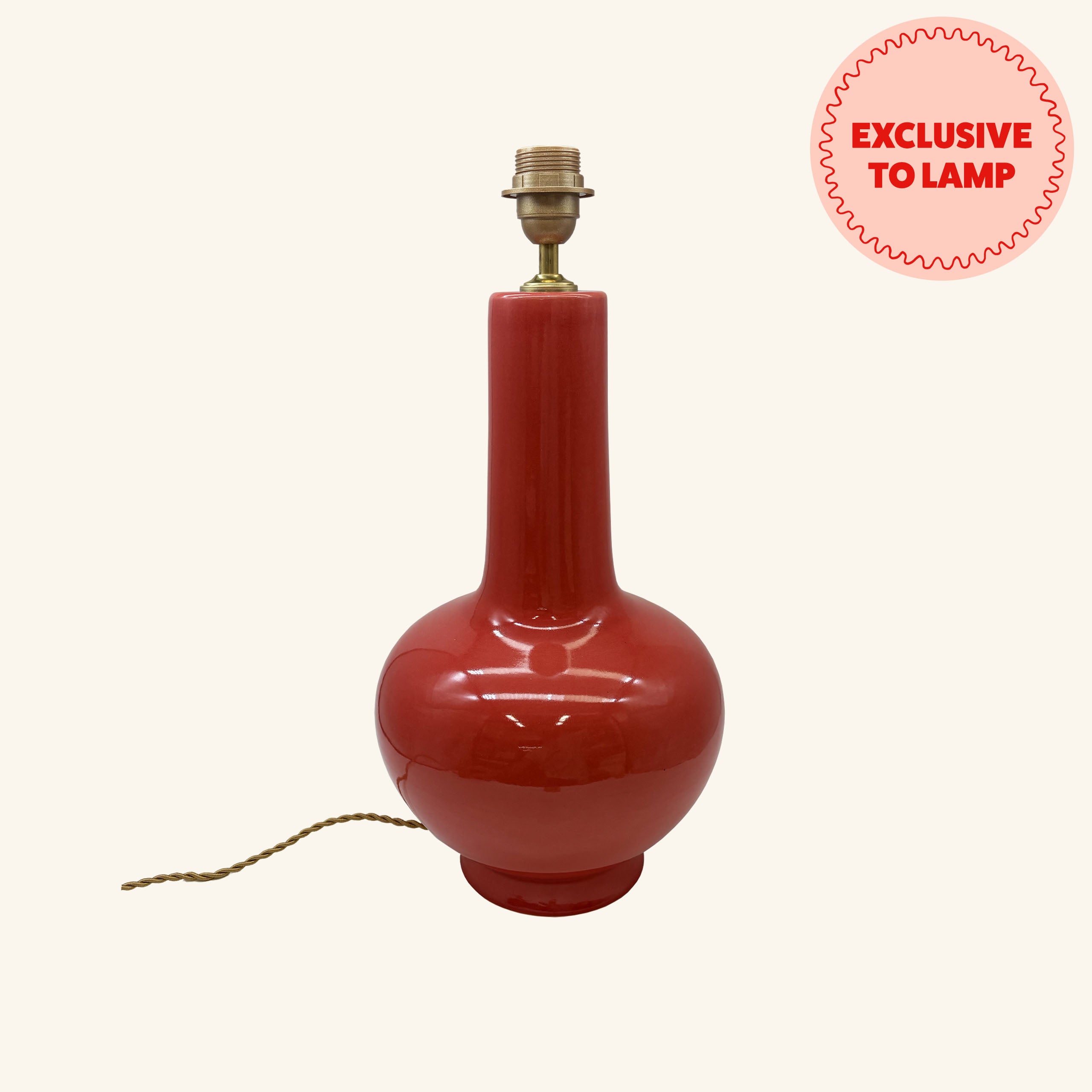Ceramic Bulb Lamp Base LAMP LDN
