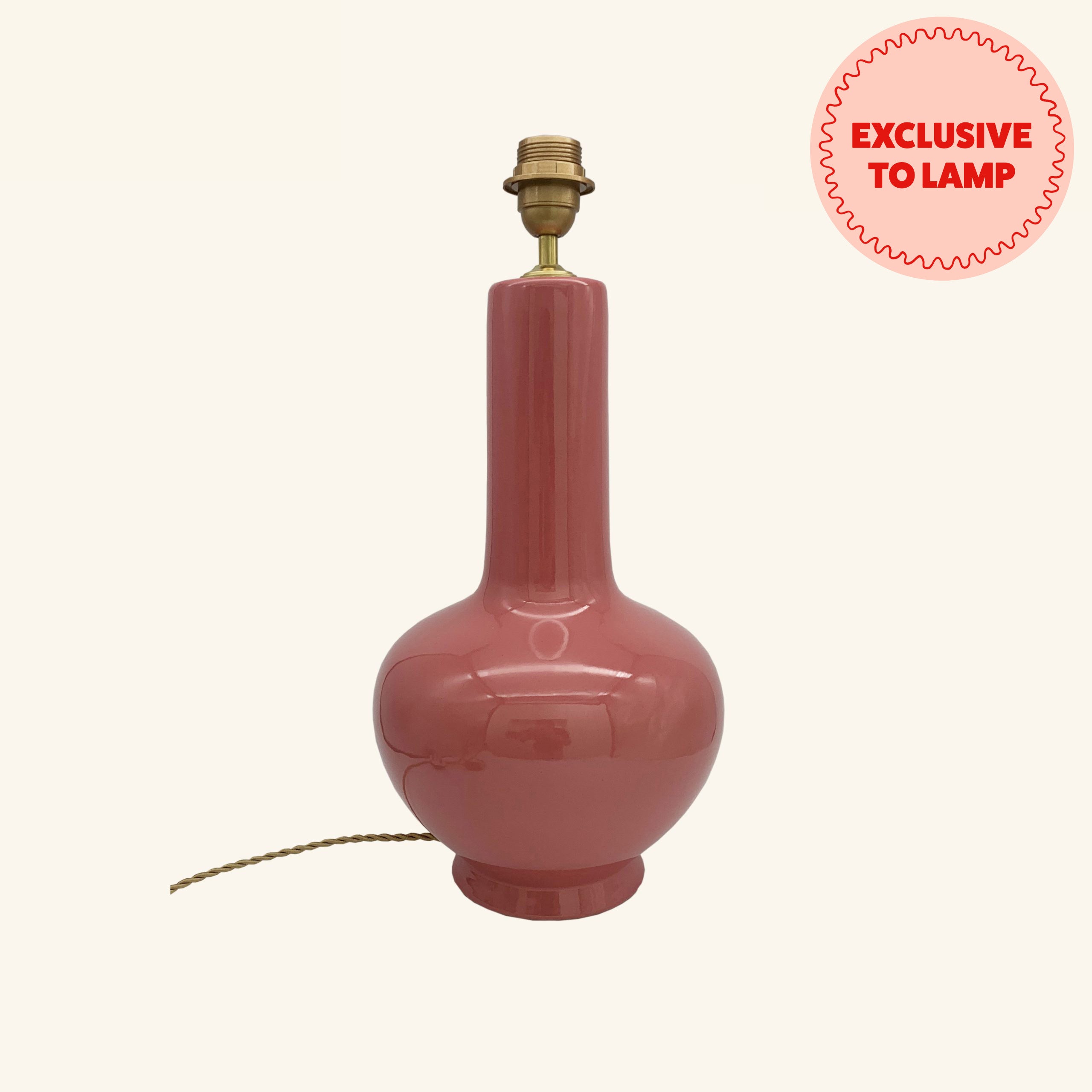 Ceramic Bulb Lamp Base LAMP LDN