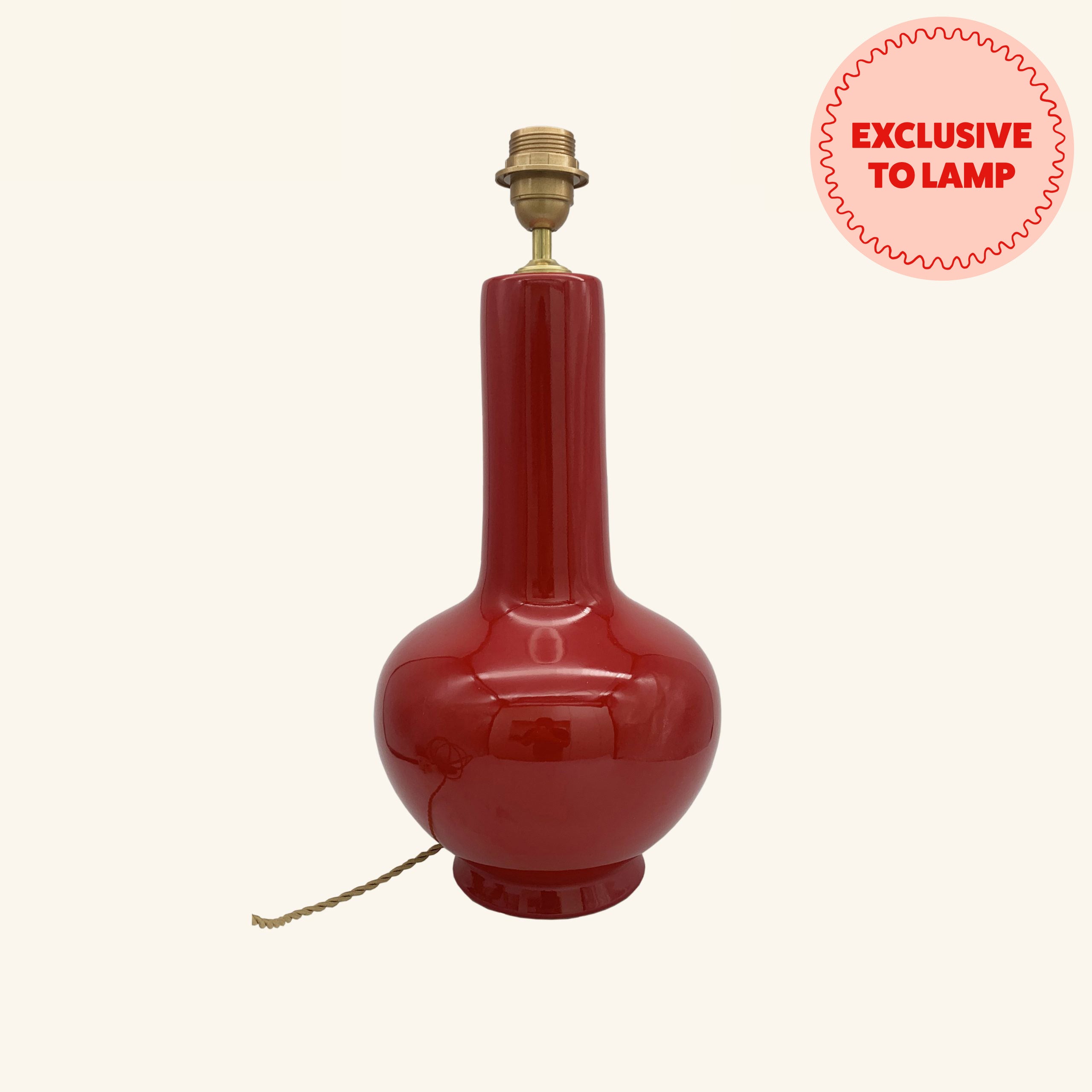 Ceramic Bulb Lamp Base LAMP LDN