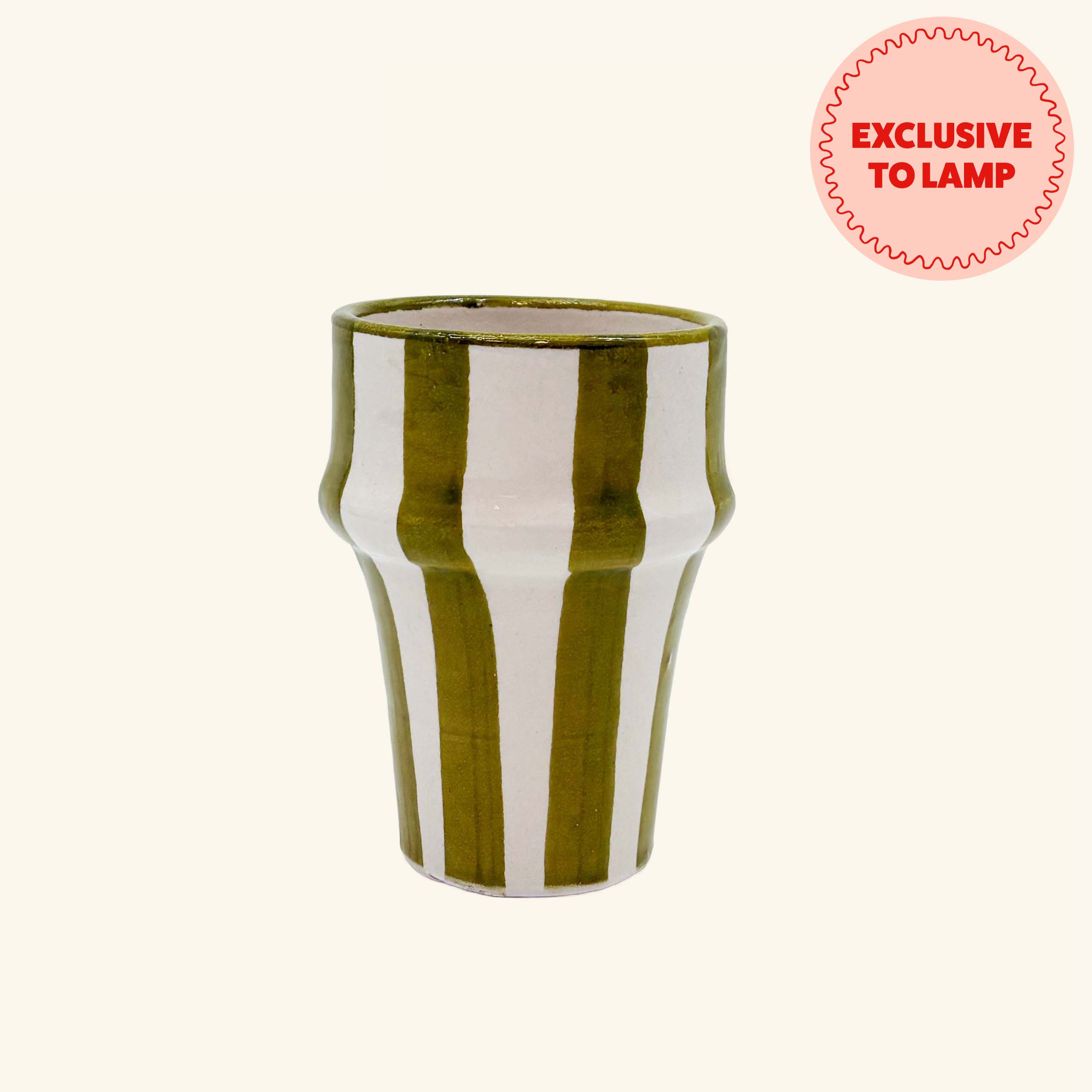 Ceramic Stripe Cup