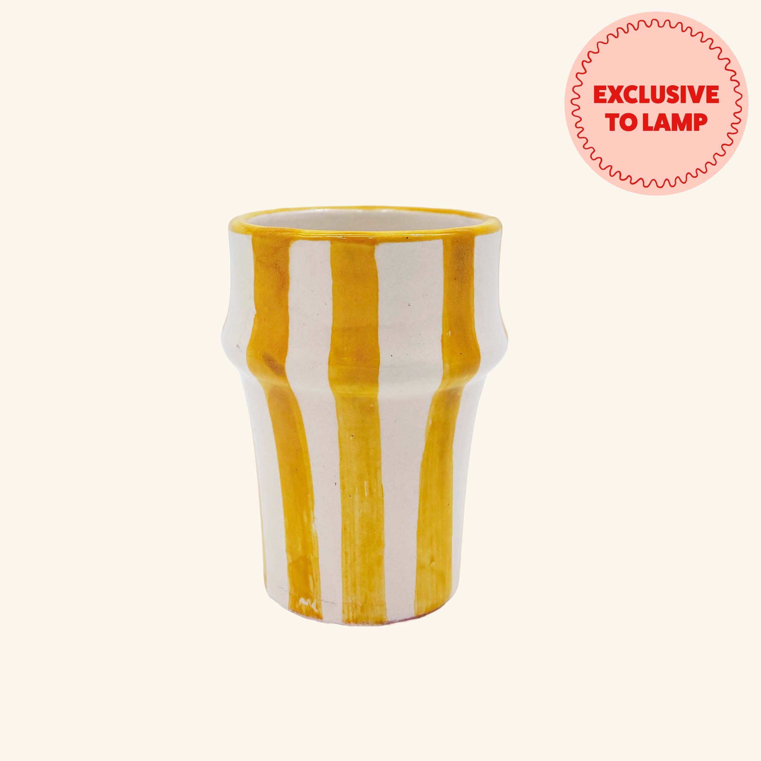 Ceramic Stripe Cup LAMP LDN