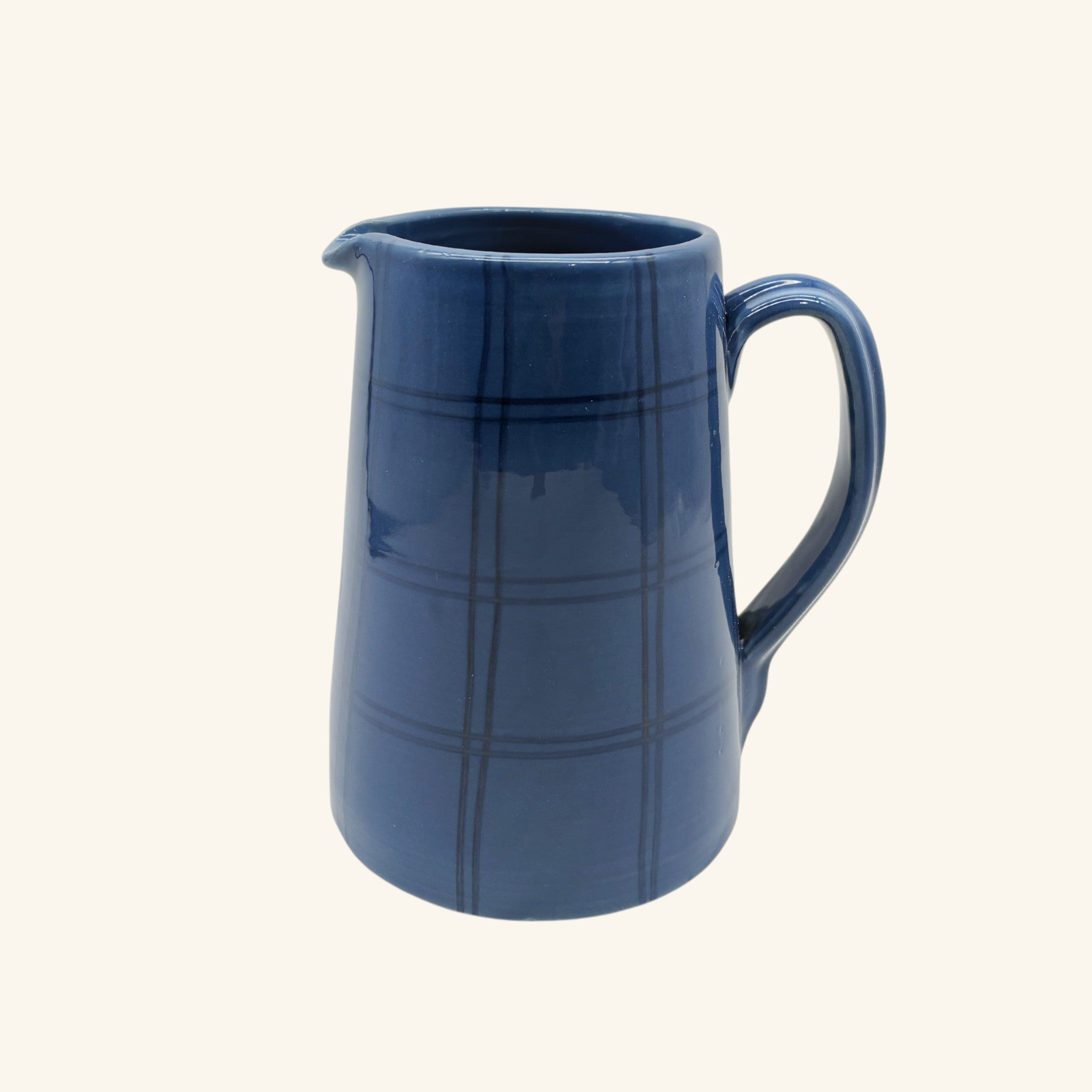 Gingham Jug