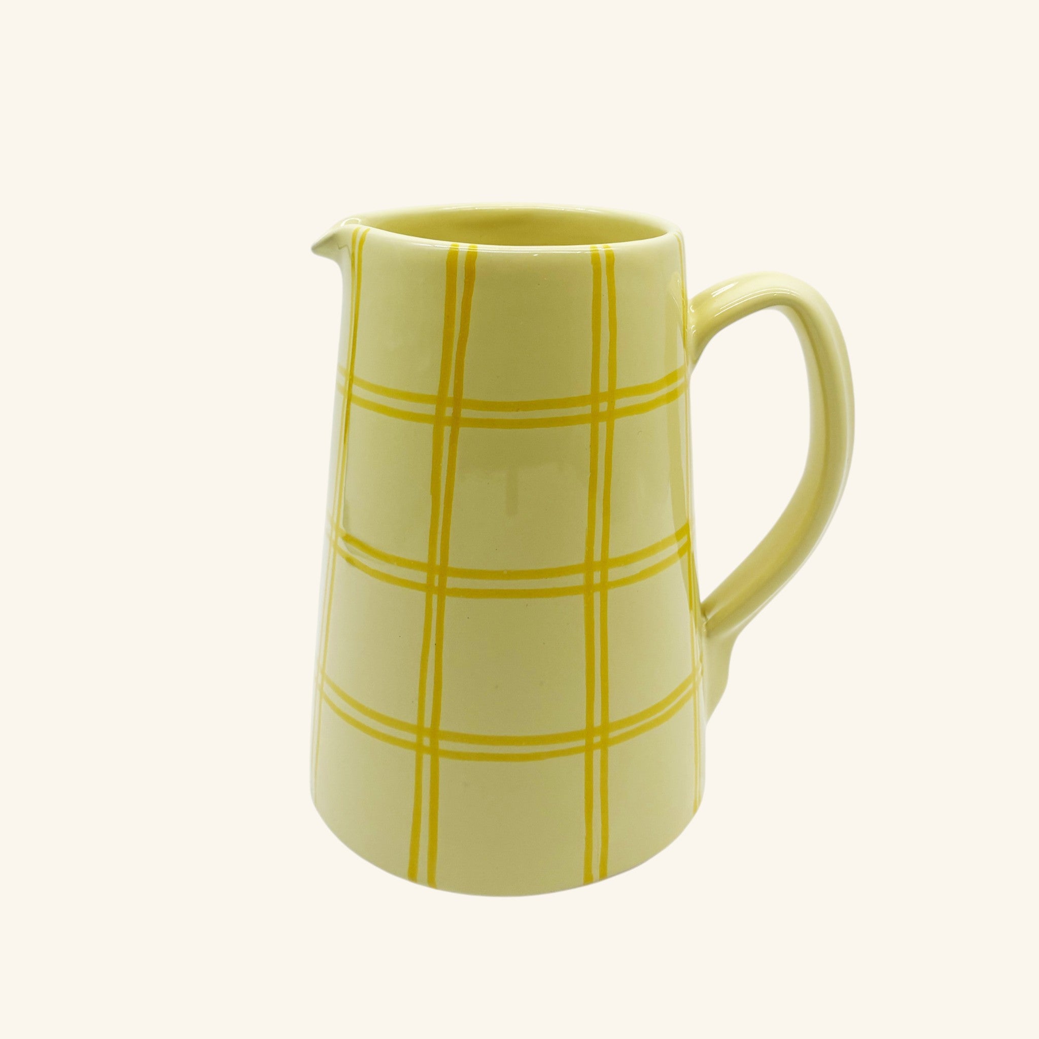 Gingham Jug