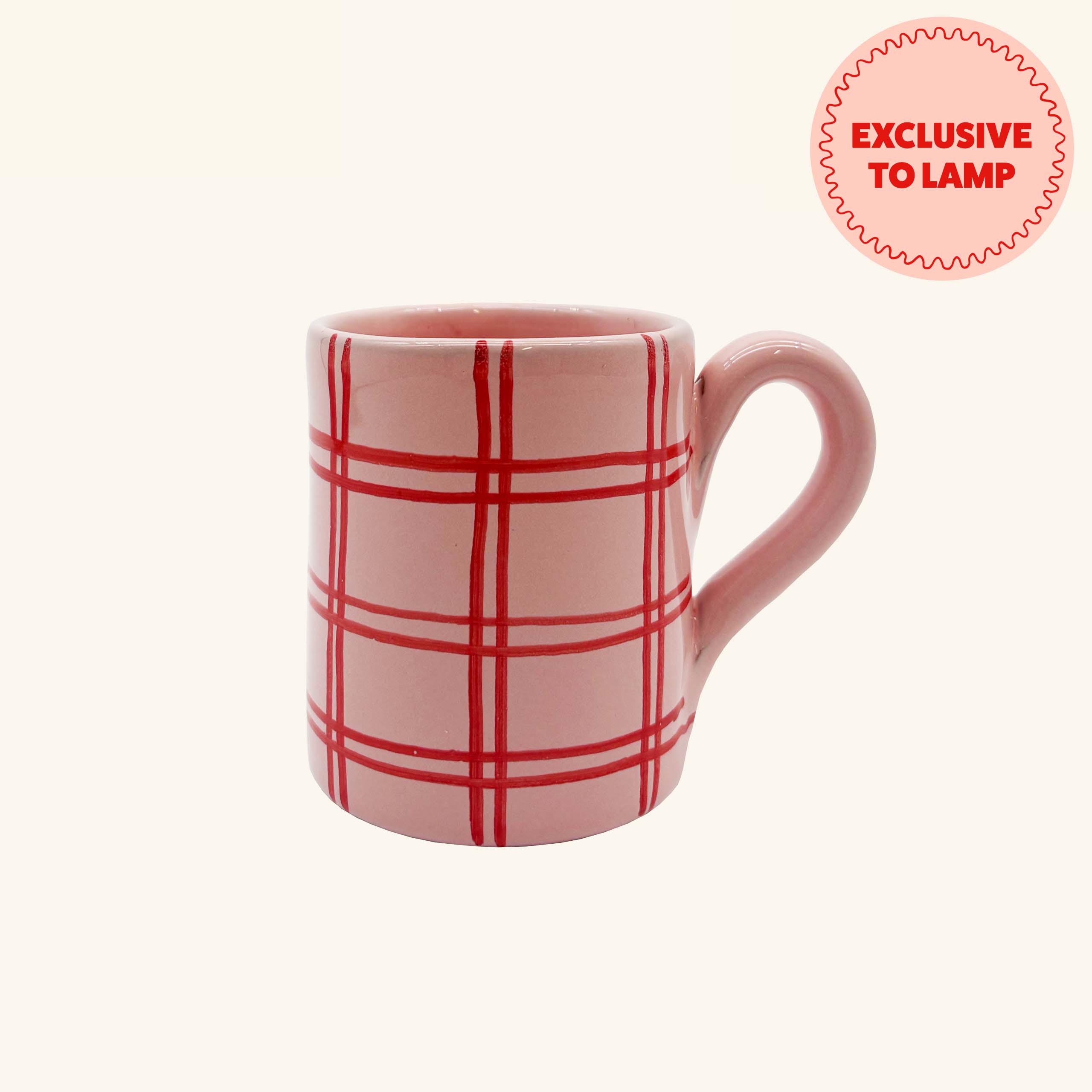 Gingham Mug