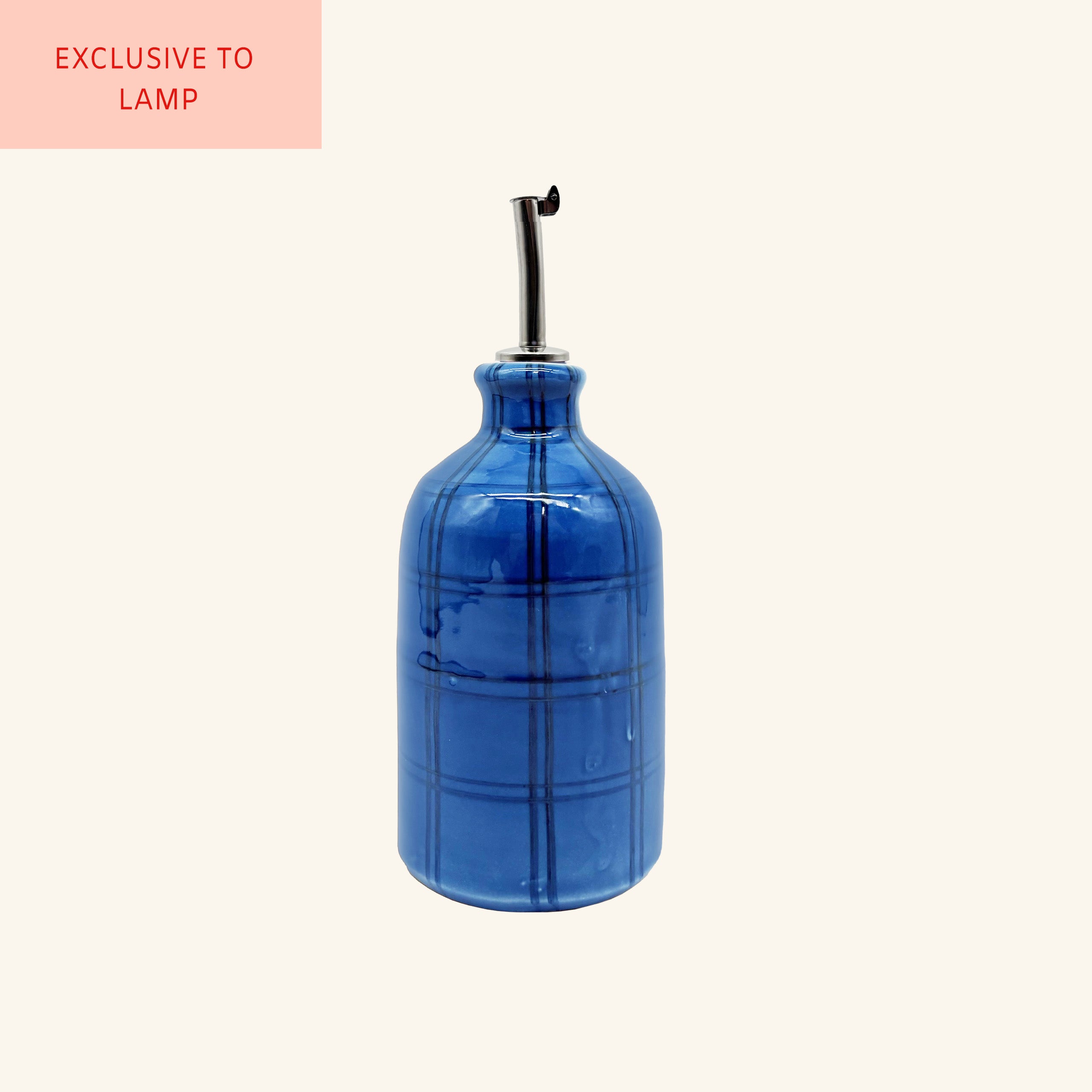 Gingham Oil Bottle