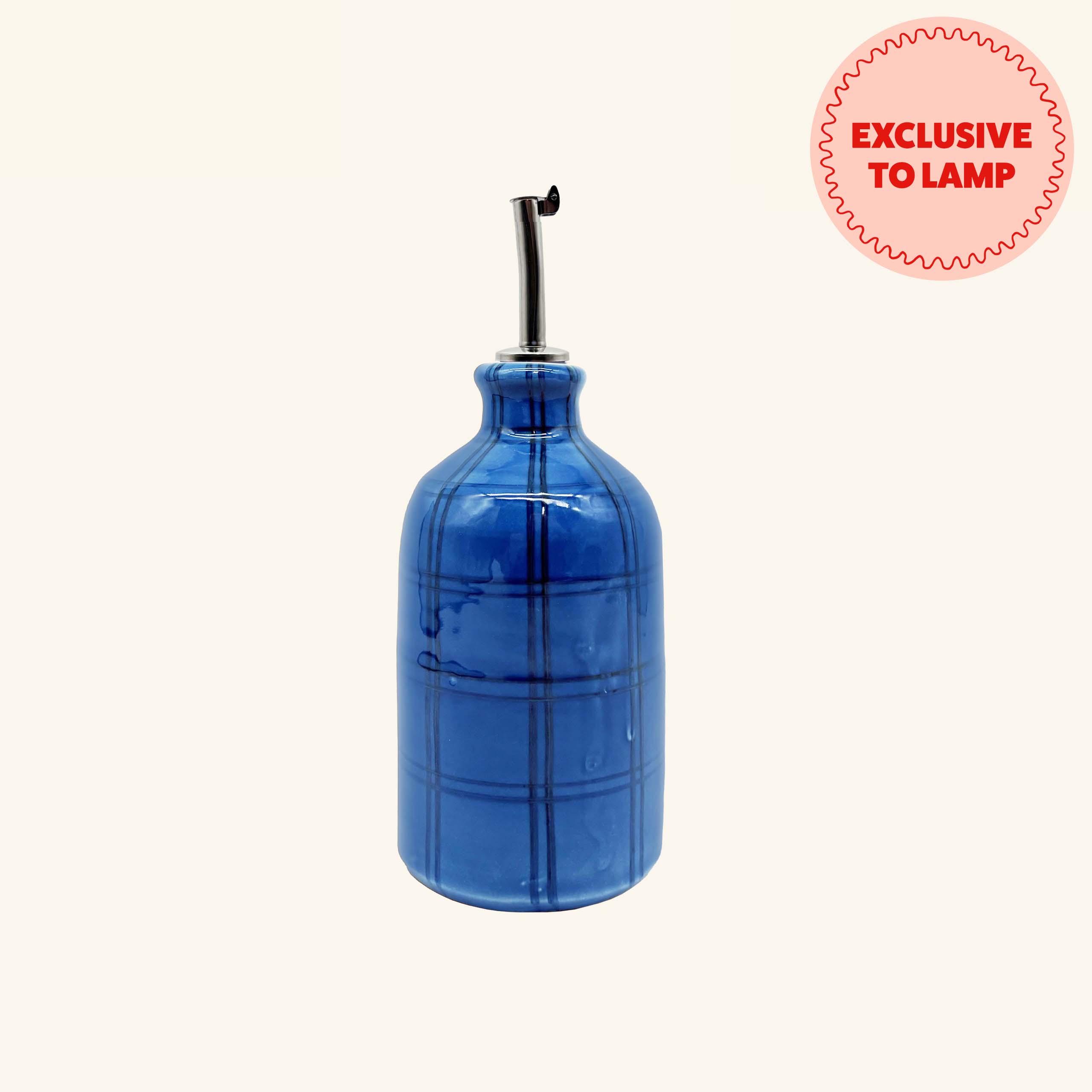 Gingham Oil Bottle