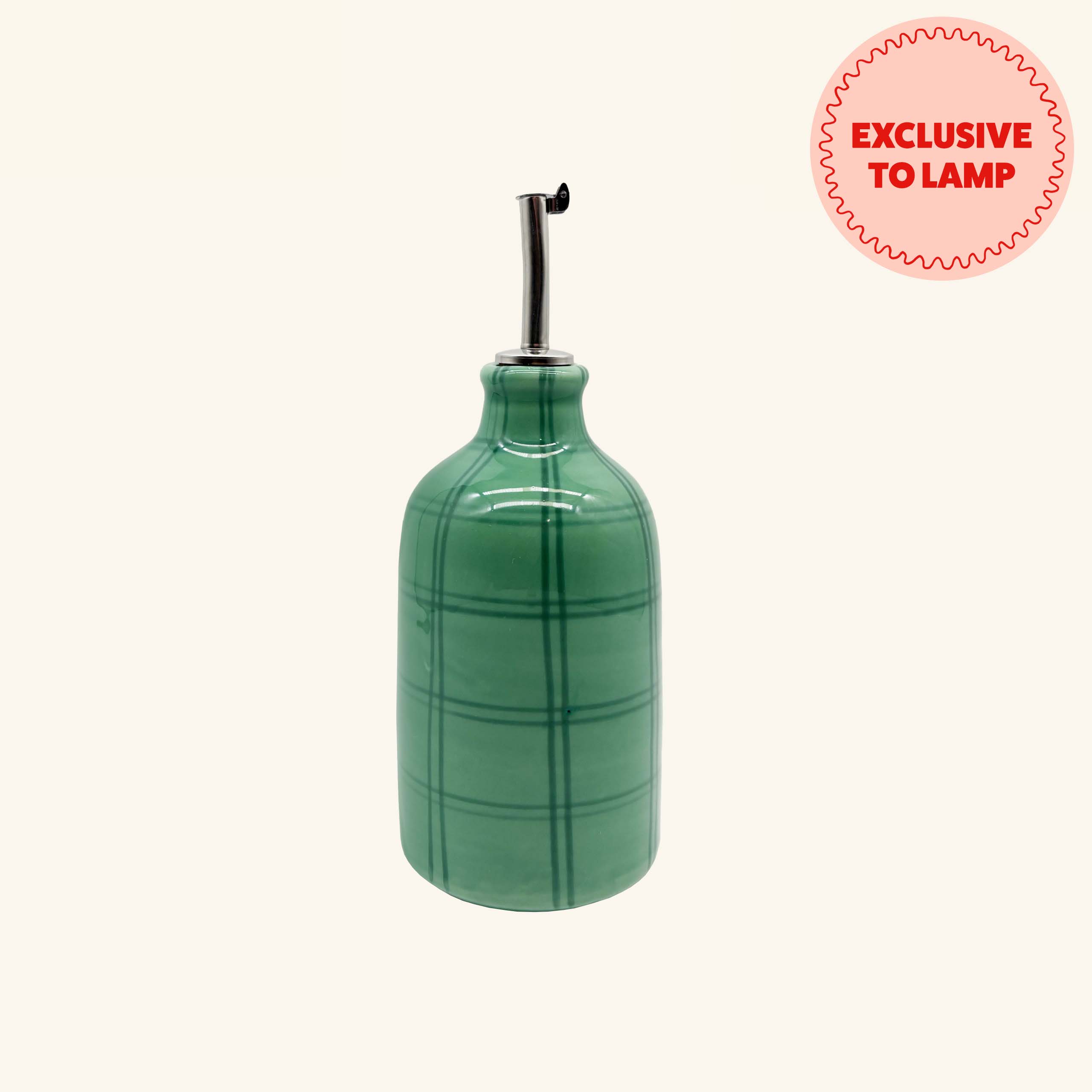 Gingham Oil Bottle
