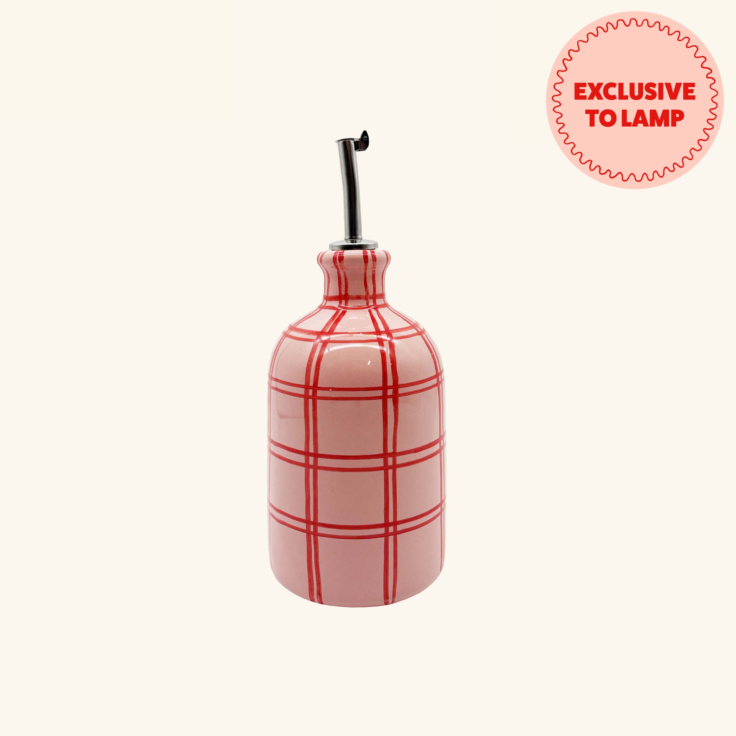Gingham Oil Bottle