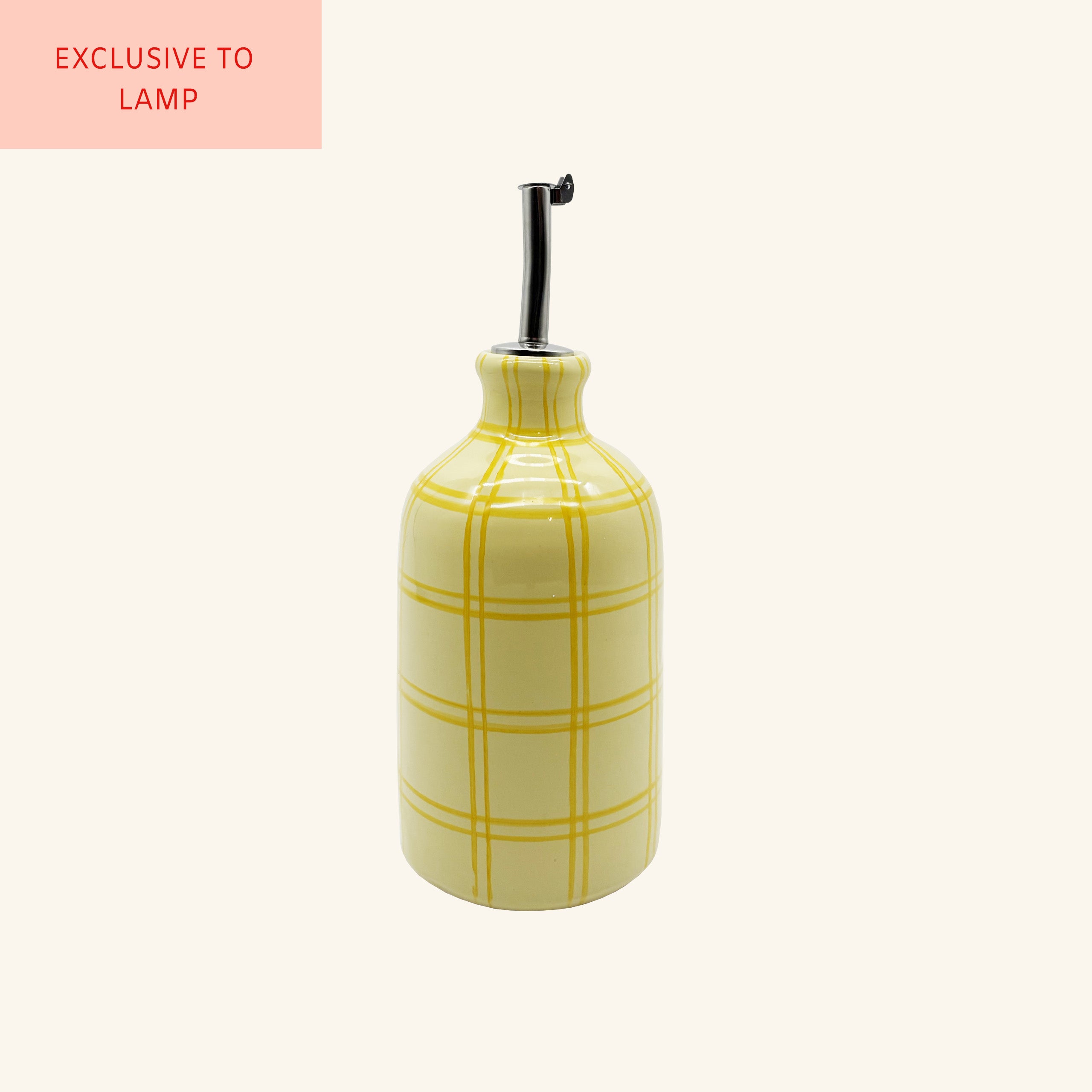 Gingham Oil Bottle