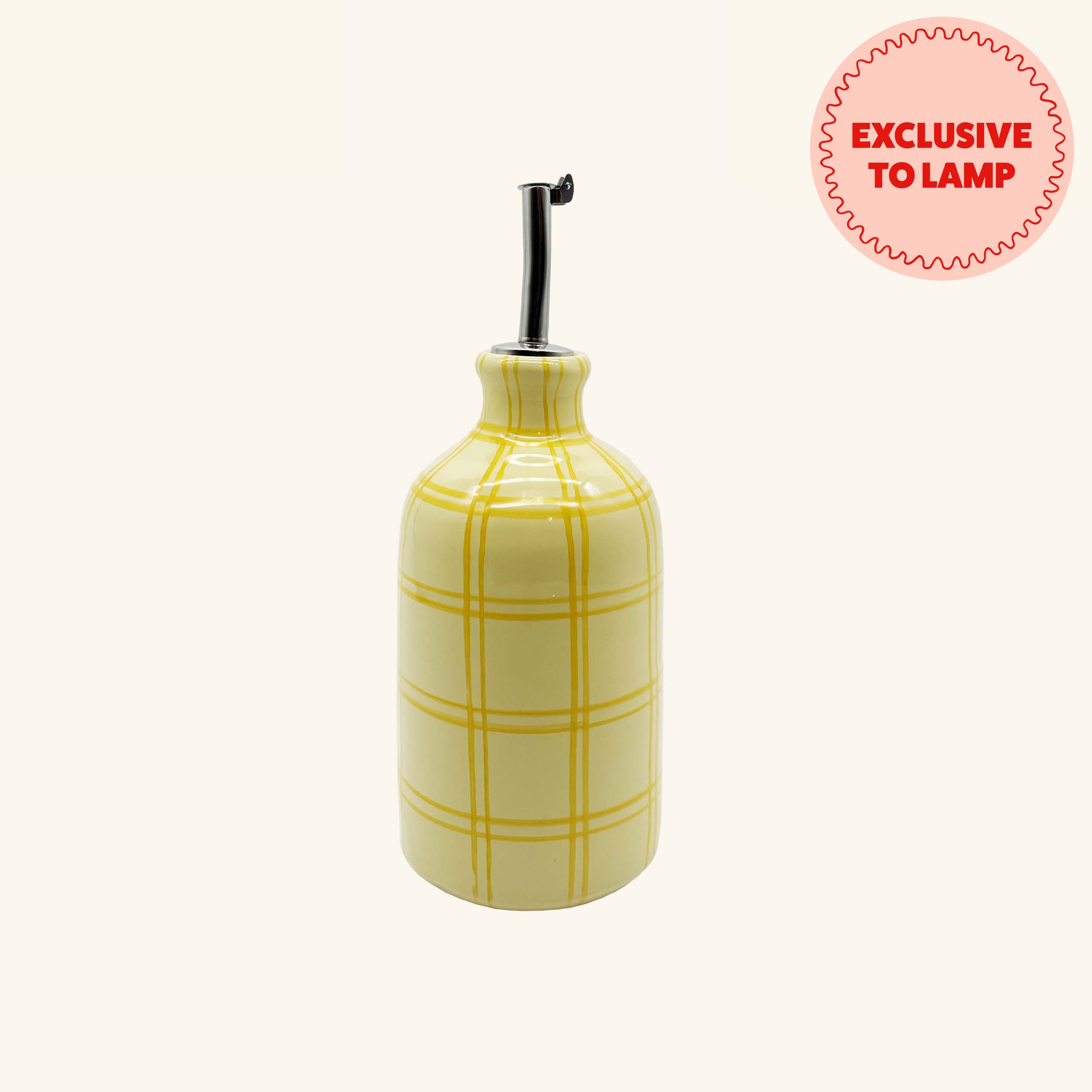 Gingham Oil Bottle