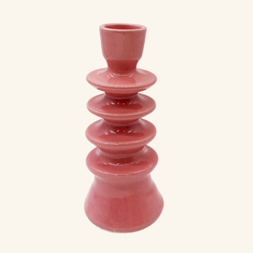 Large Ceramic Candlestick