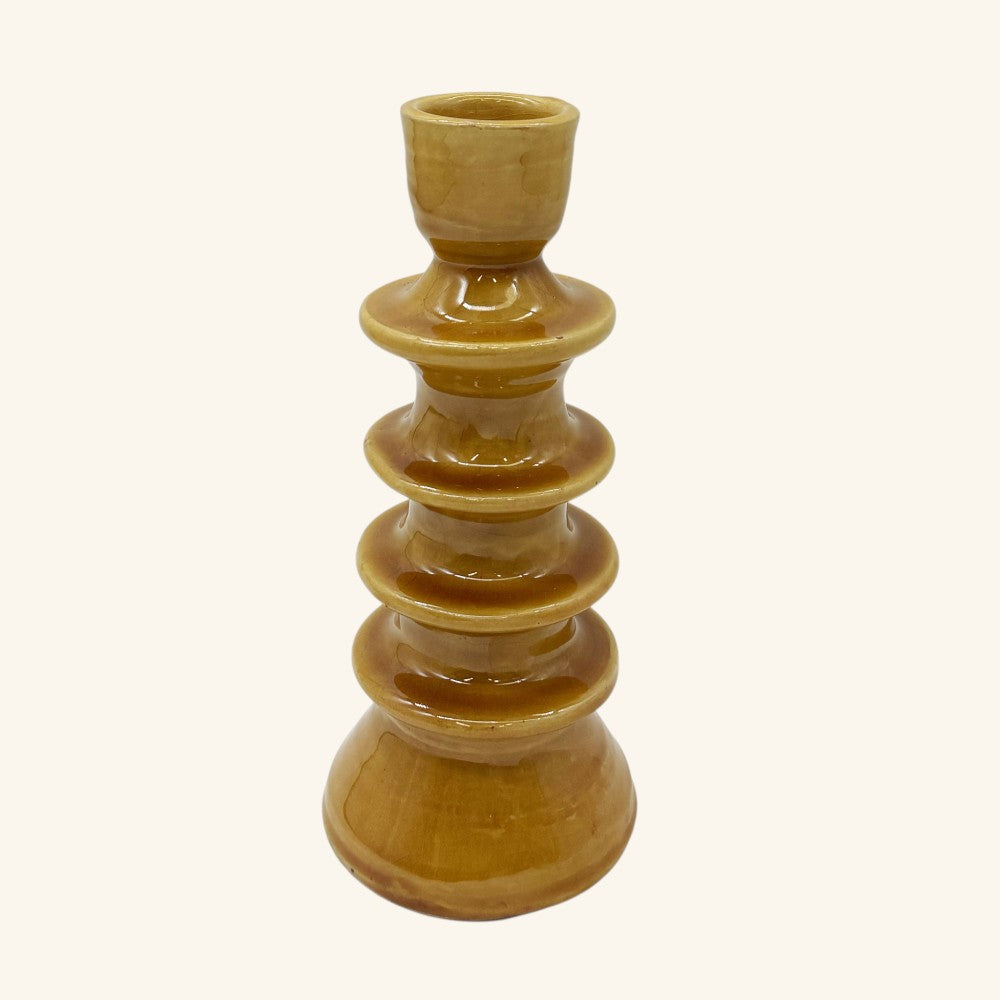 Large Ceramic Candlestick