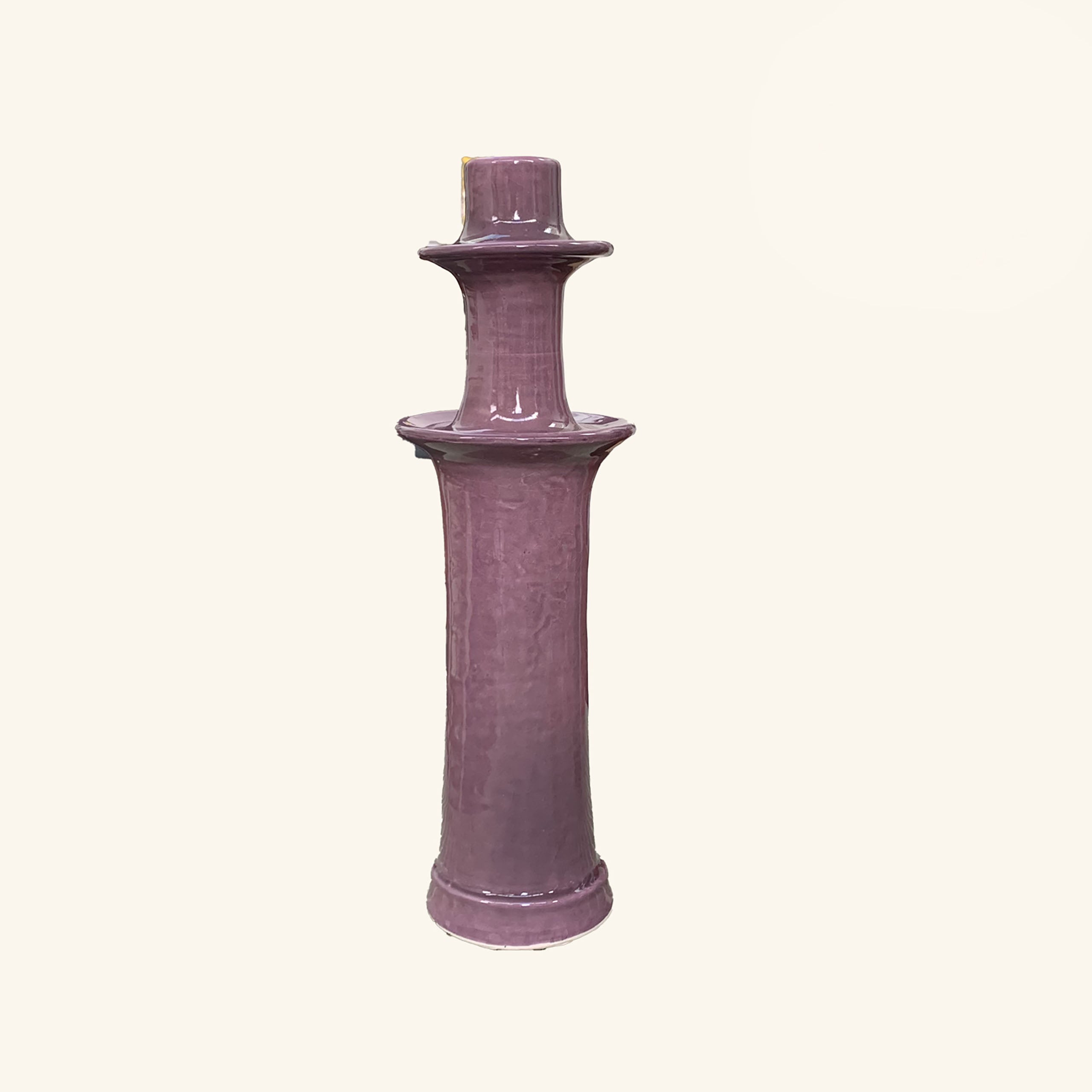 Tall Ceramic Candlestick