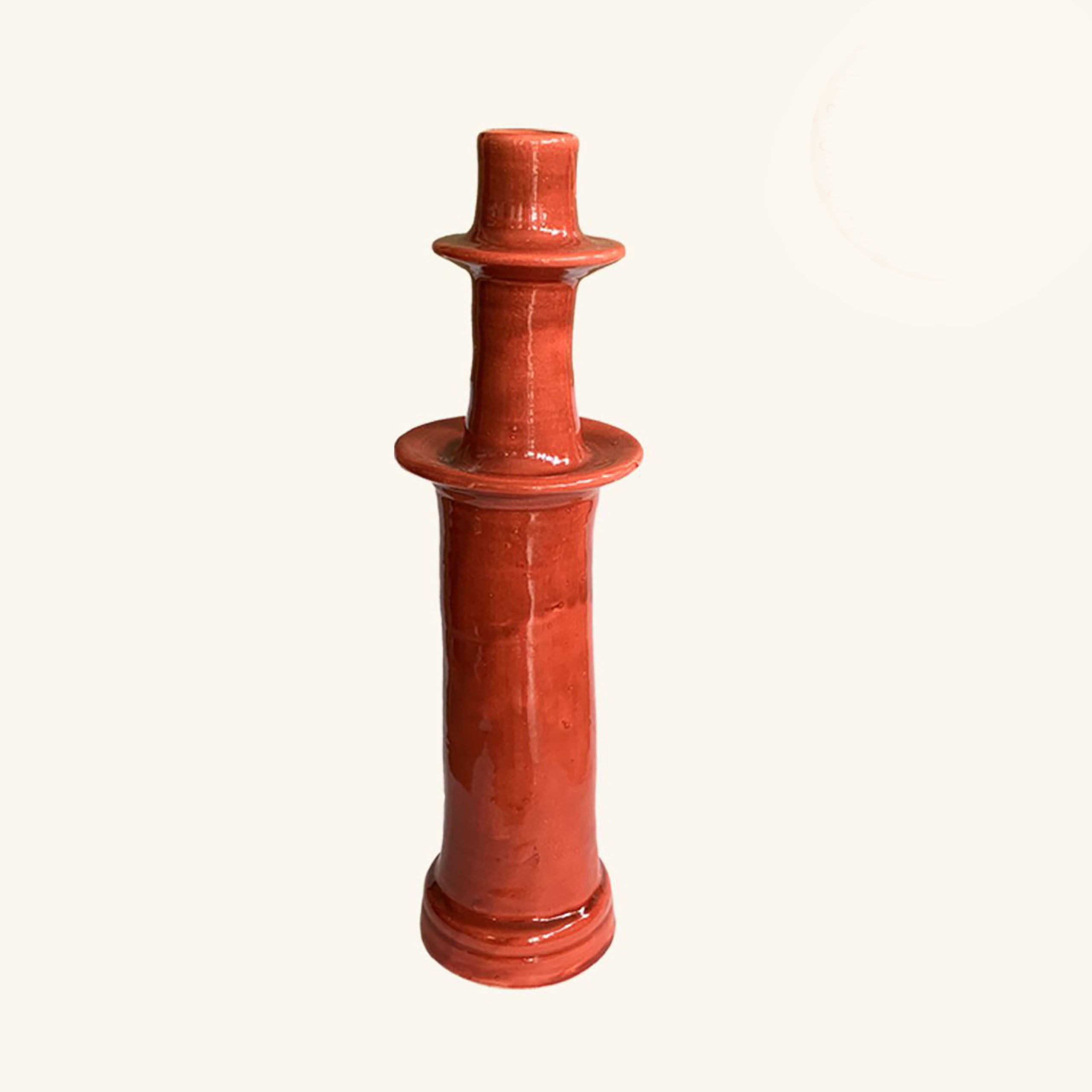 Tall Ceramic Candlestick