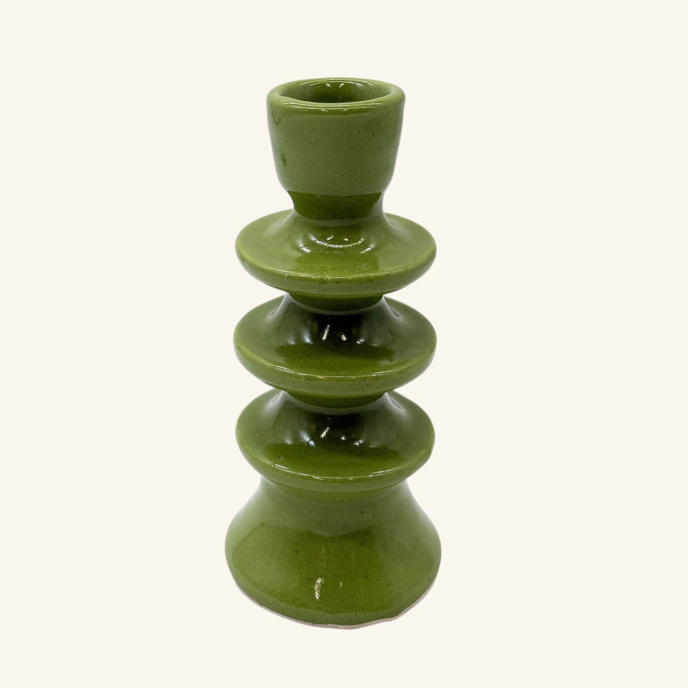 Medium Ceramic Candlestick