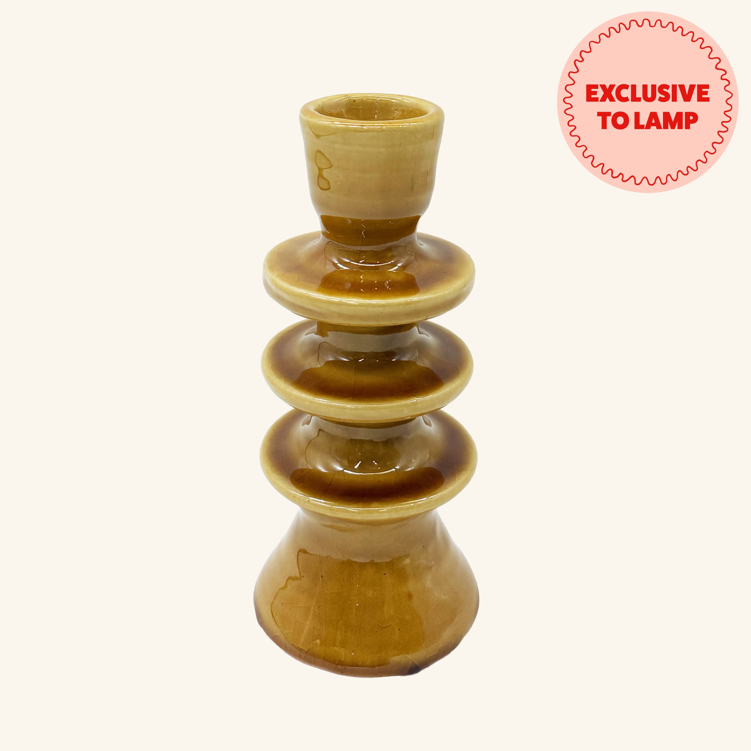 Medium Ceramic Candlestick