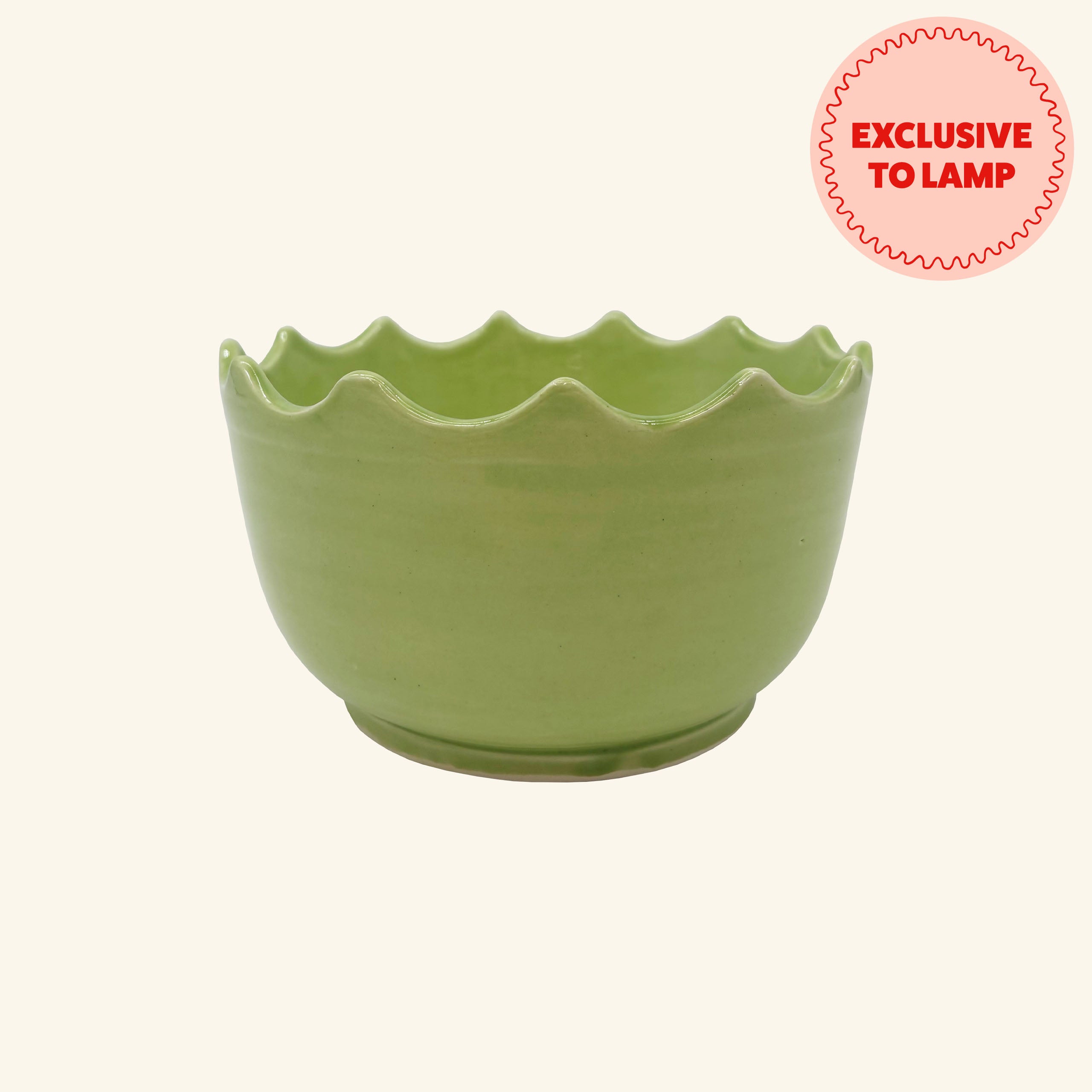 Medium Scalloped Edge Bowl