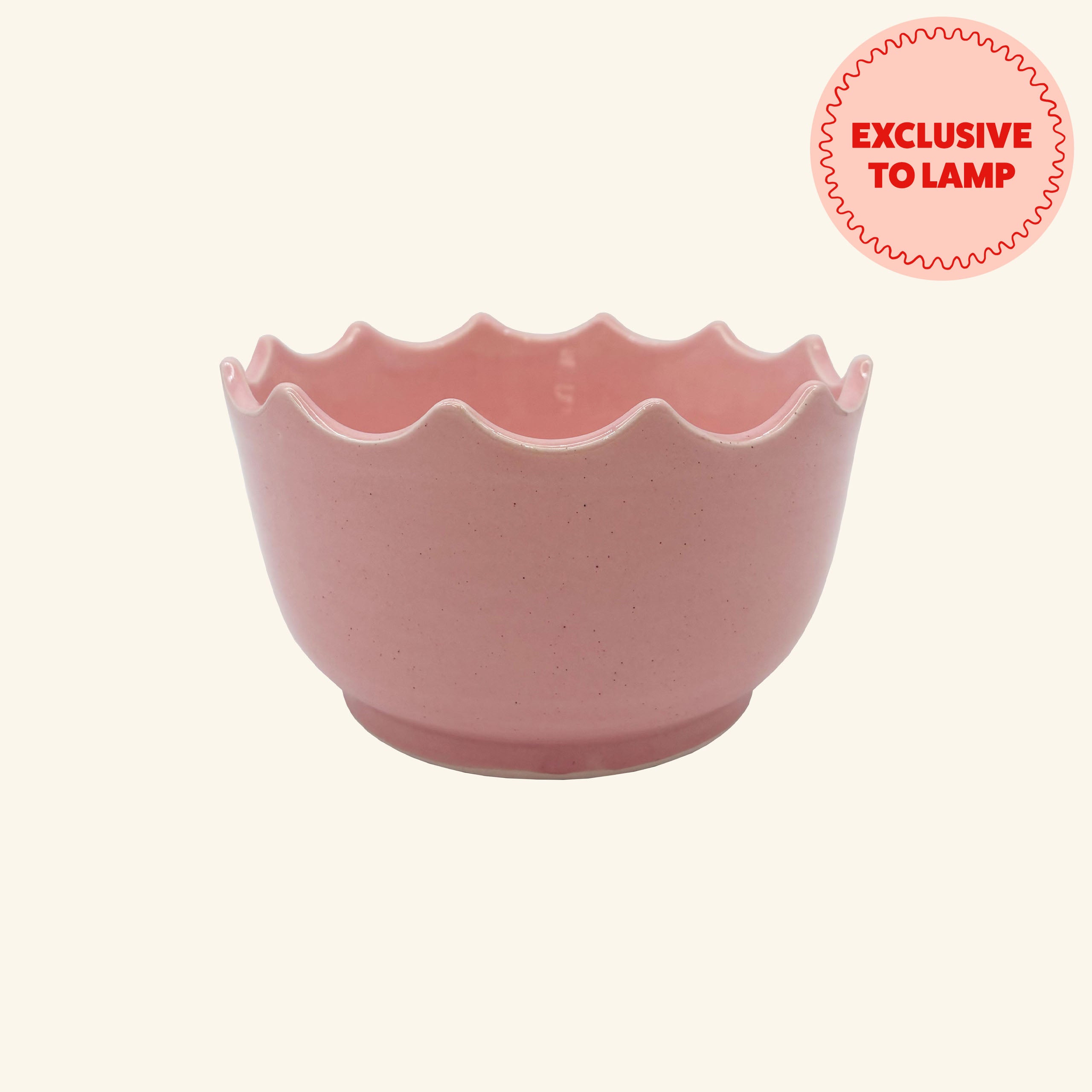 Medium Scalloped Edge Bowl