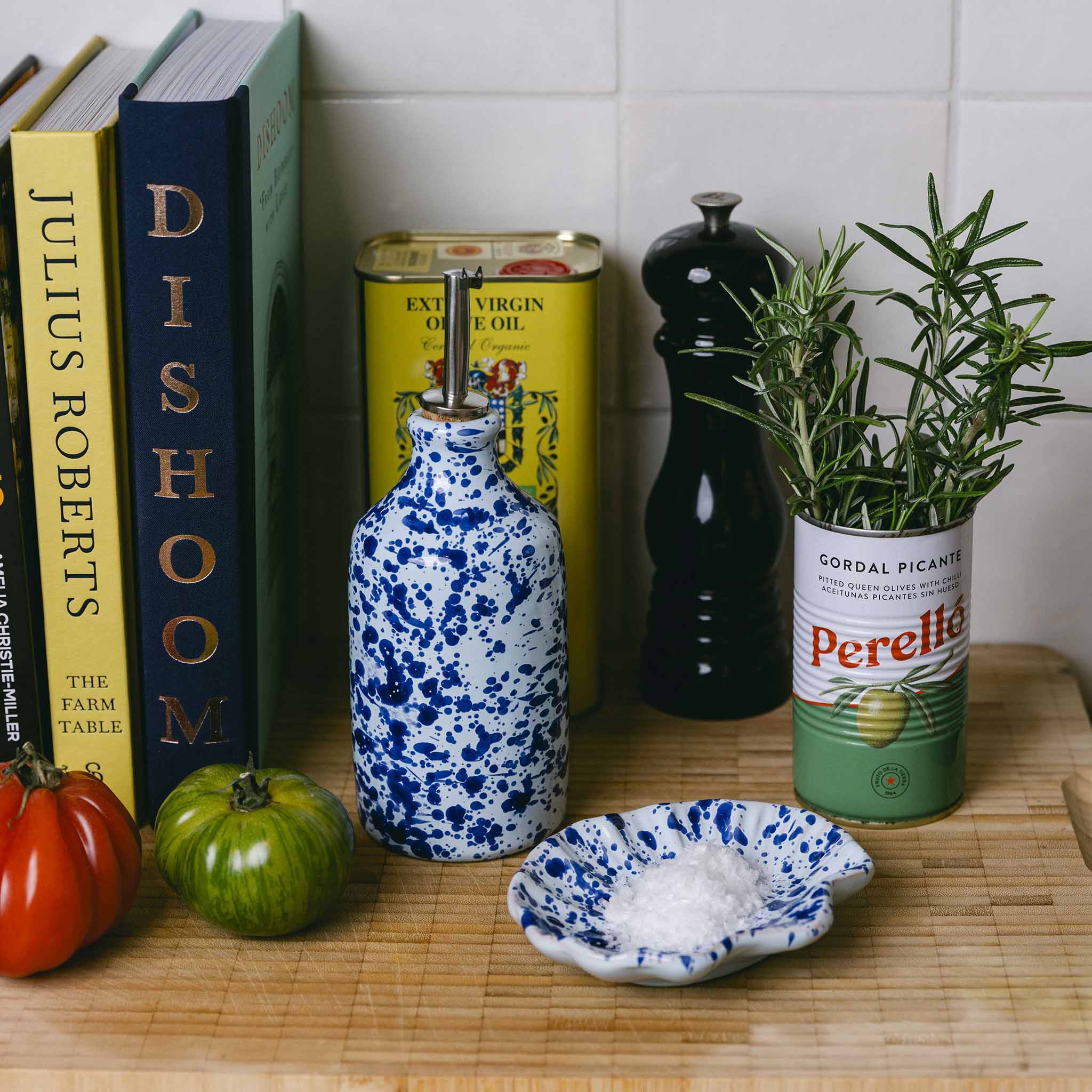 Splatterware Oil Bottle