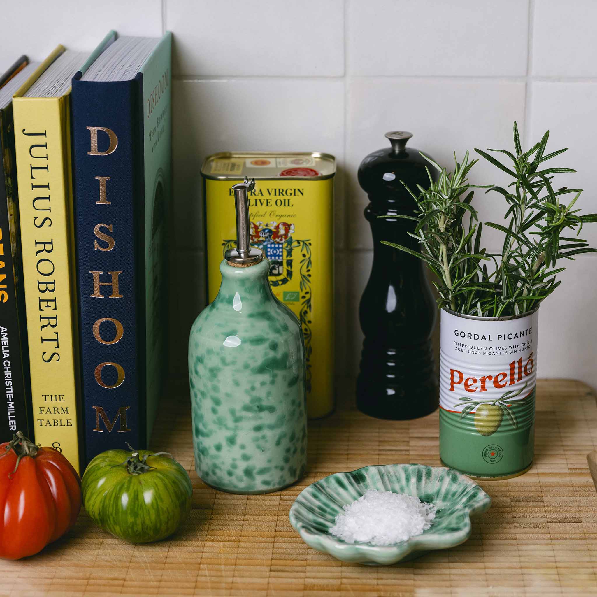 Splatterware Oil Bottle