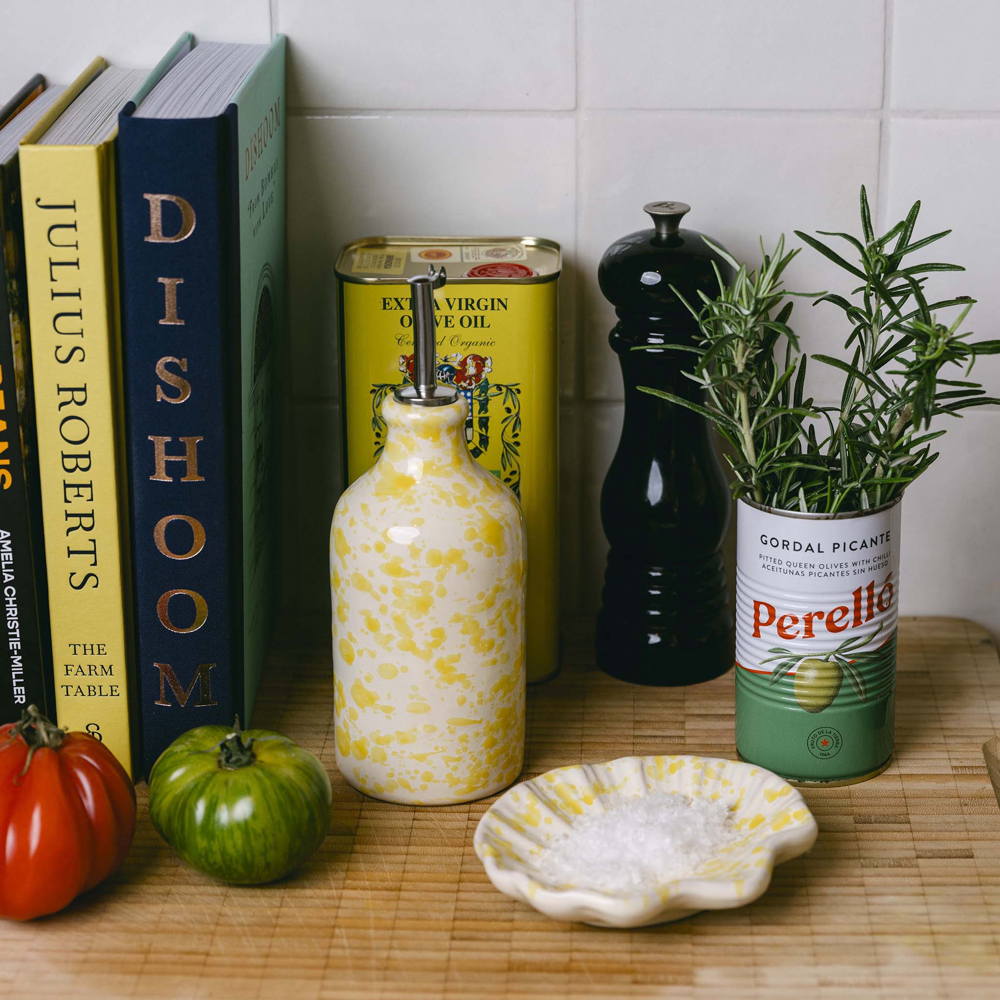 Splatterware Oil Bottle