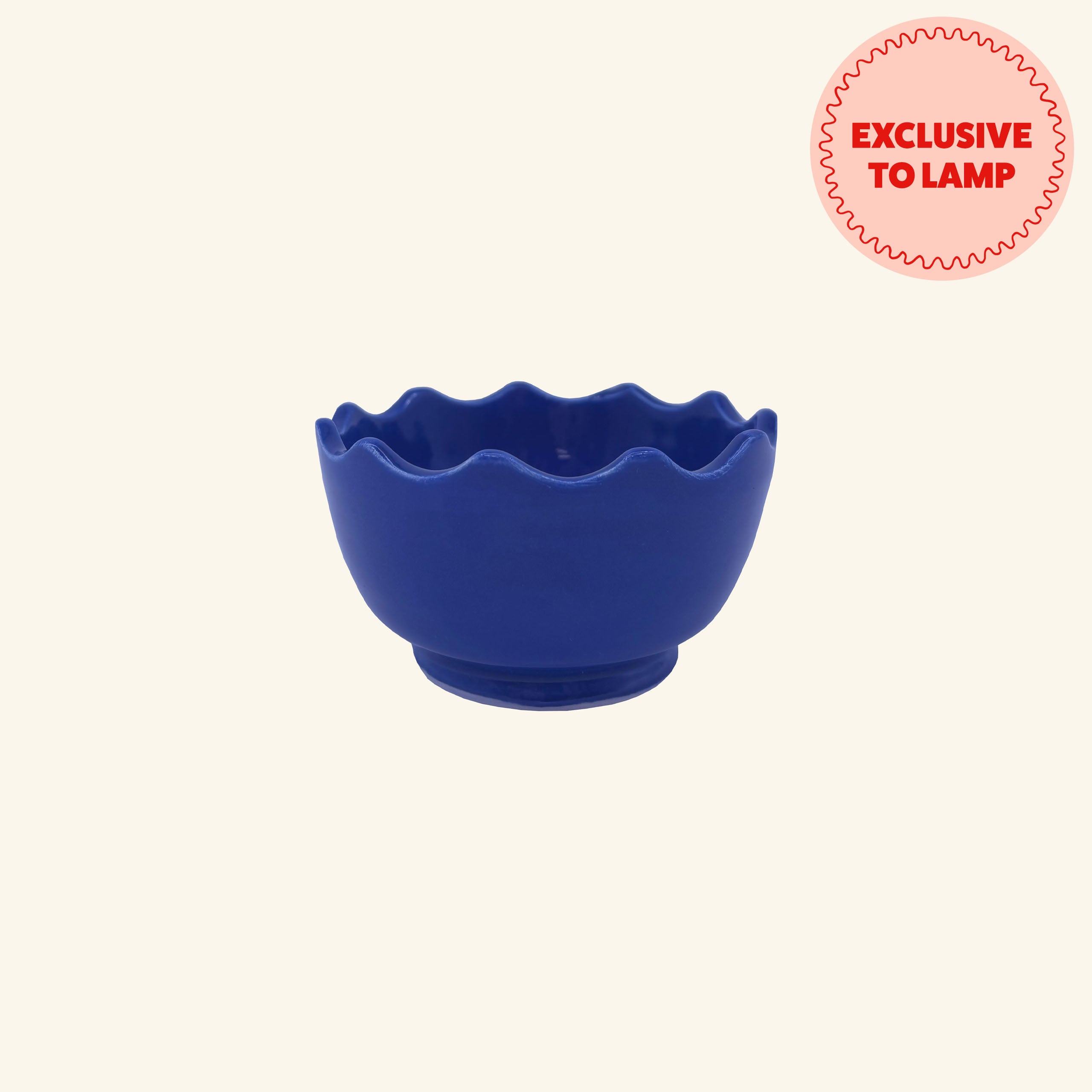 Small Scalloped Edge Bowl