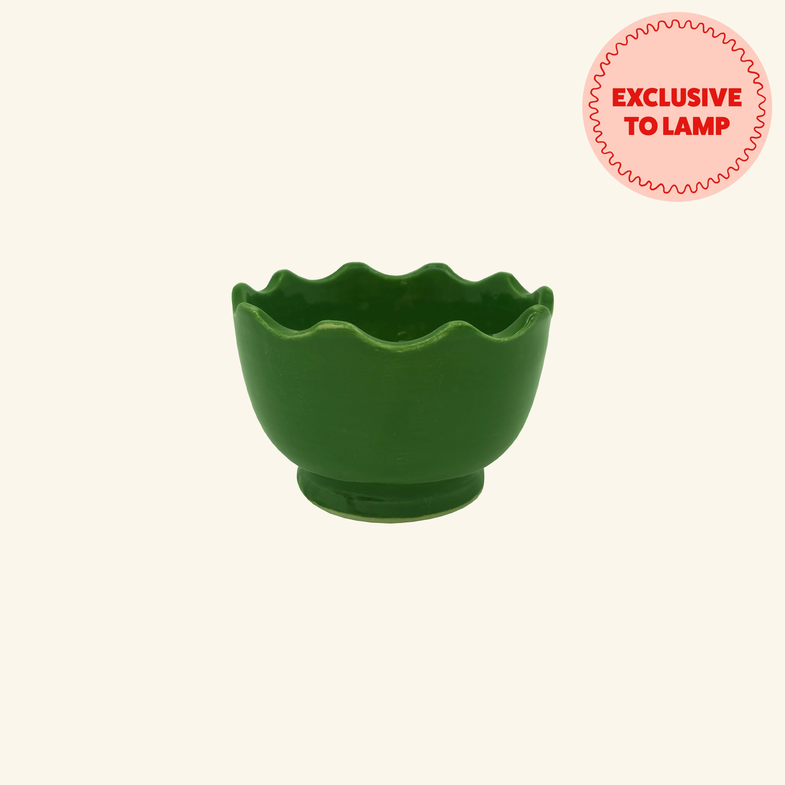 Small Scalloped Edge Bowl