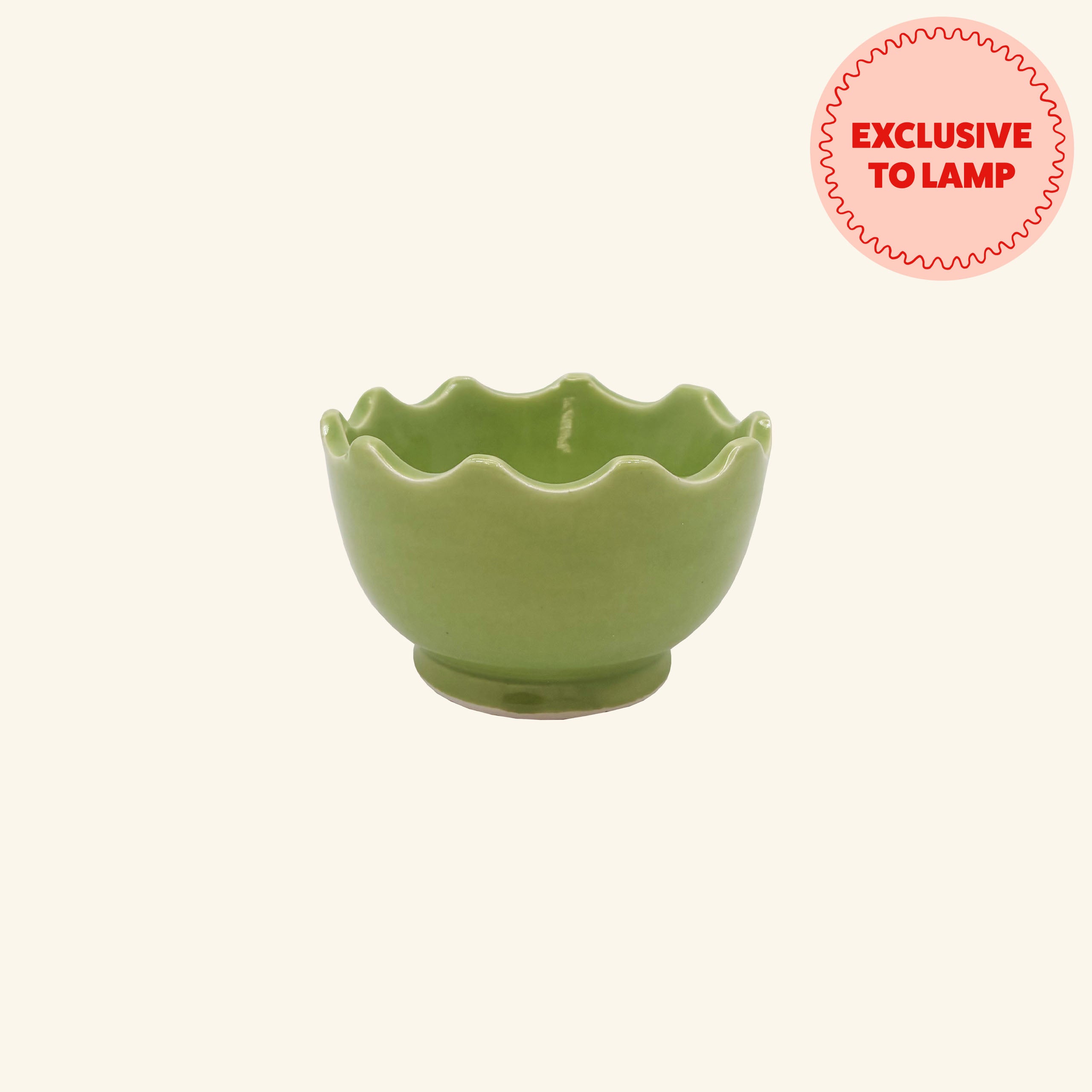 Small Scalloped Edge Bowl