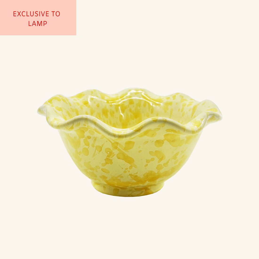 Small Wavy Splatterware Bowl