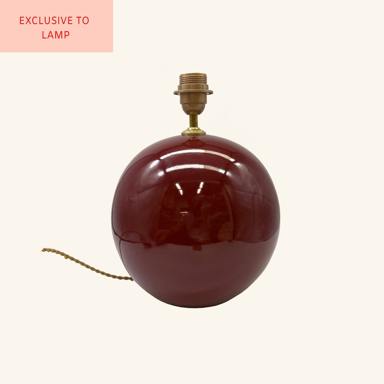Ceramic Sphere Lamp Base LAMP LDN