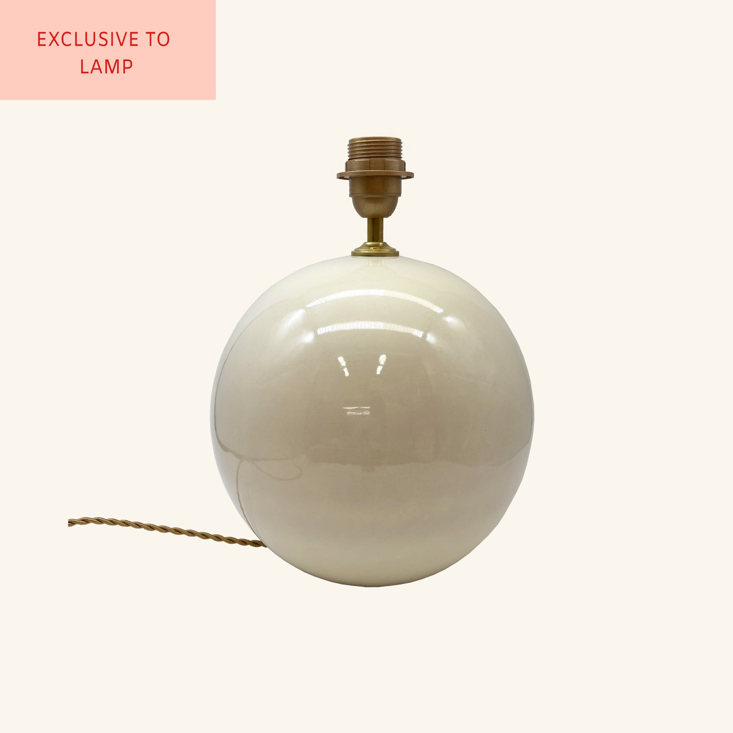 Ceramic Sphere Lamp Base LAMP LDN