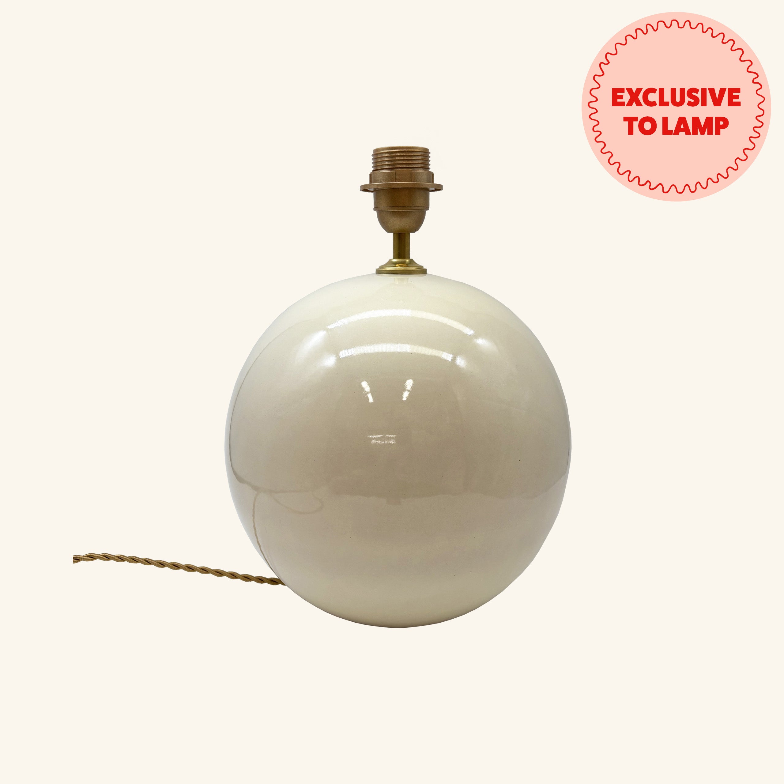 Ceramic Sphere Lamp Base LAMP LDN