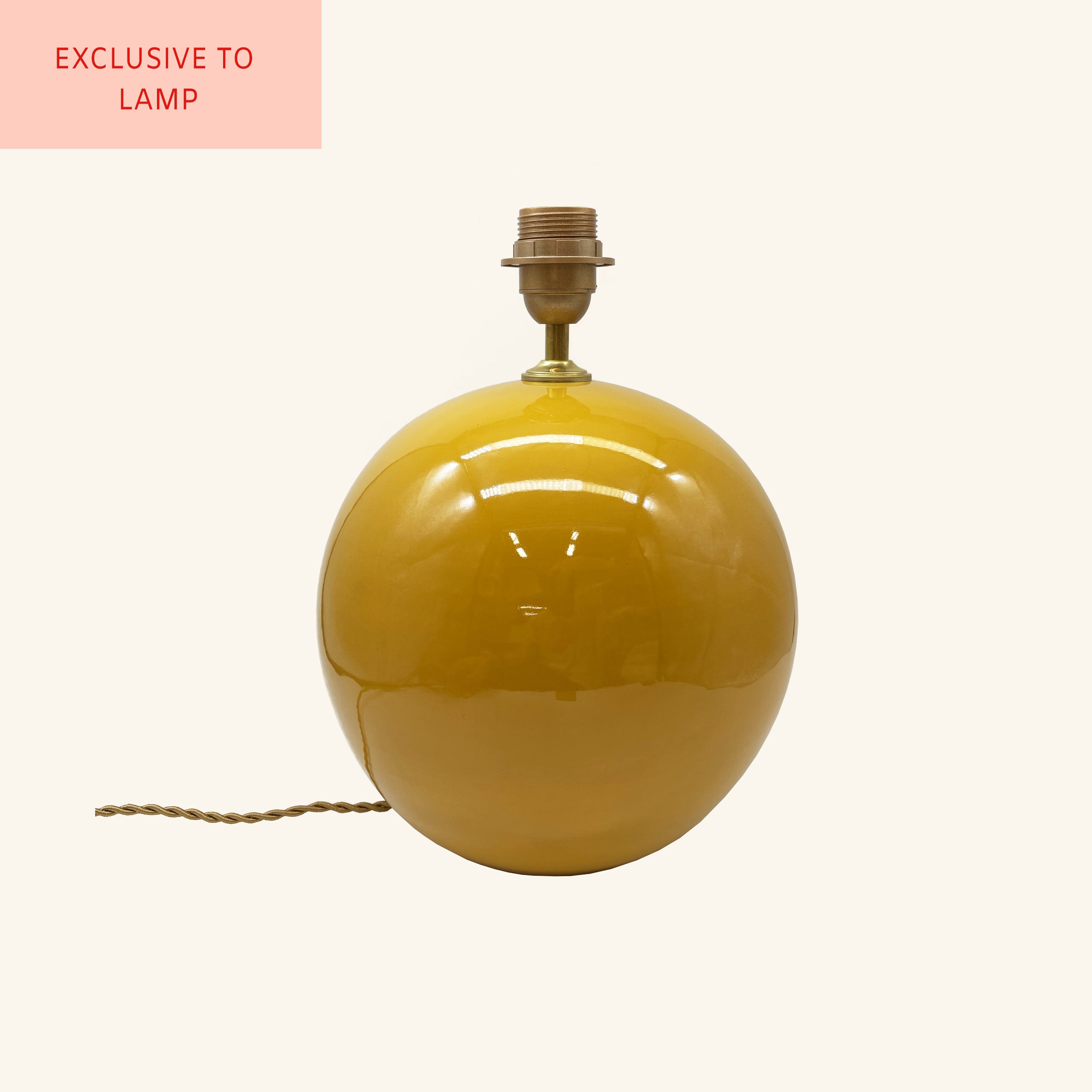 Ceramic Sphere Lamp Base LAMP LDN
