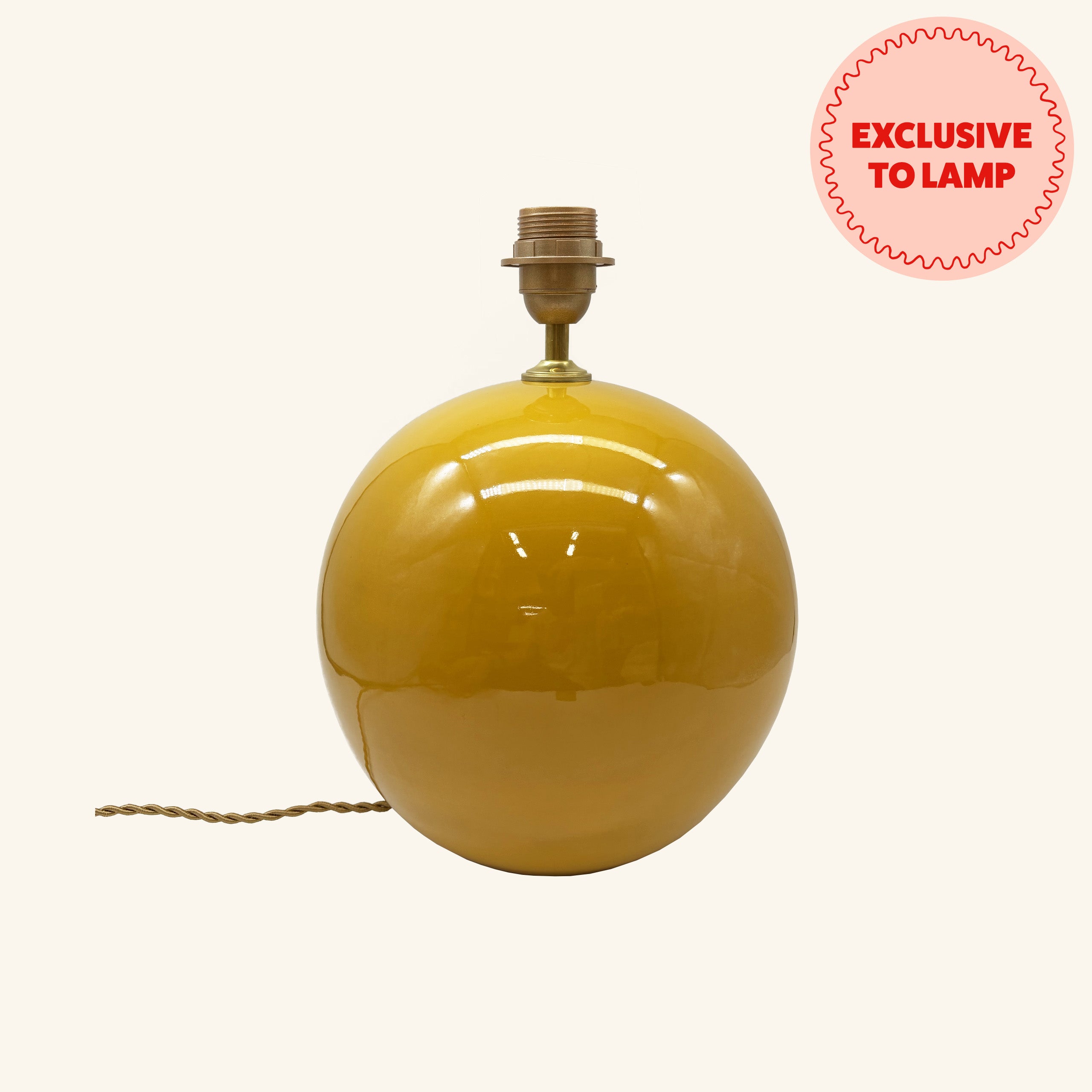 Ceramic Sphere Lamp Base LAMP LDN