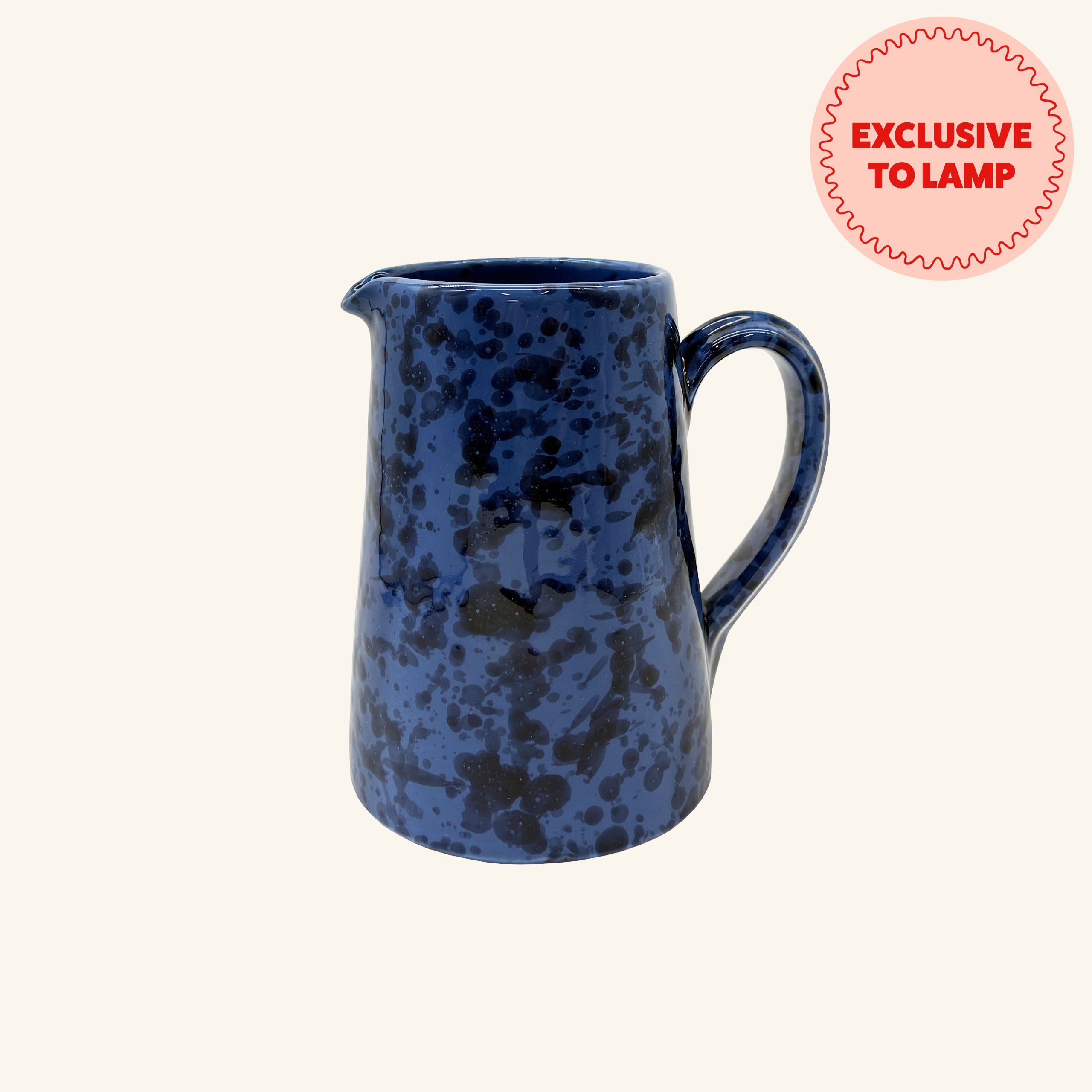 Splatterware Jug LAMP LDN