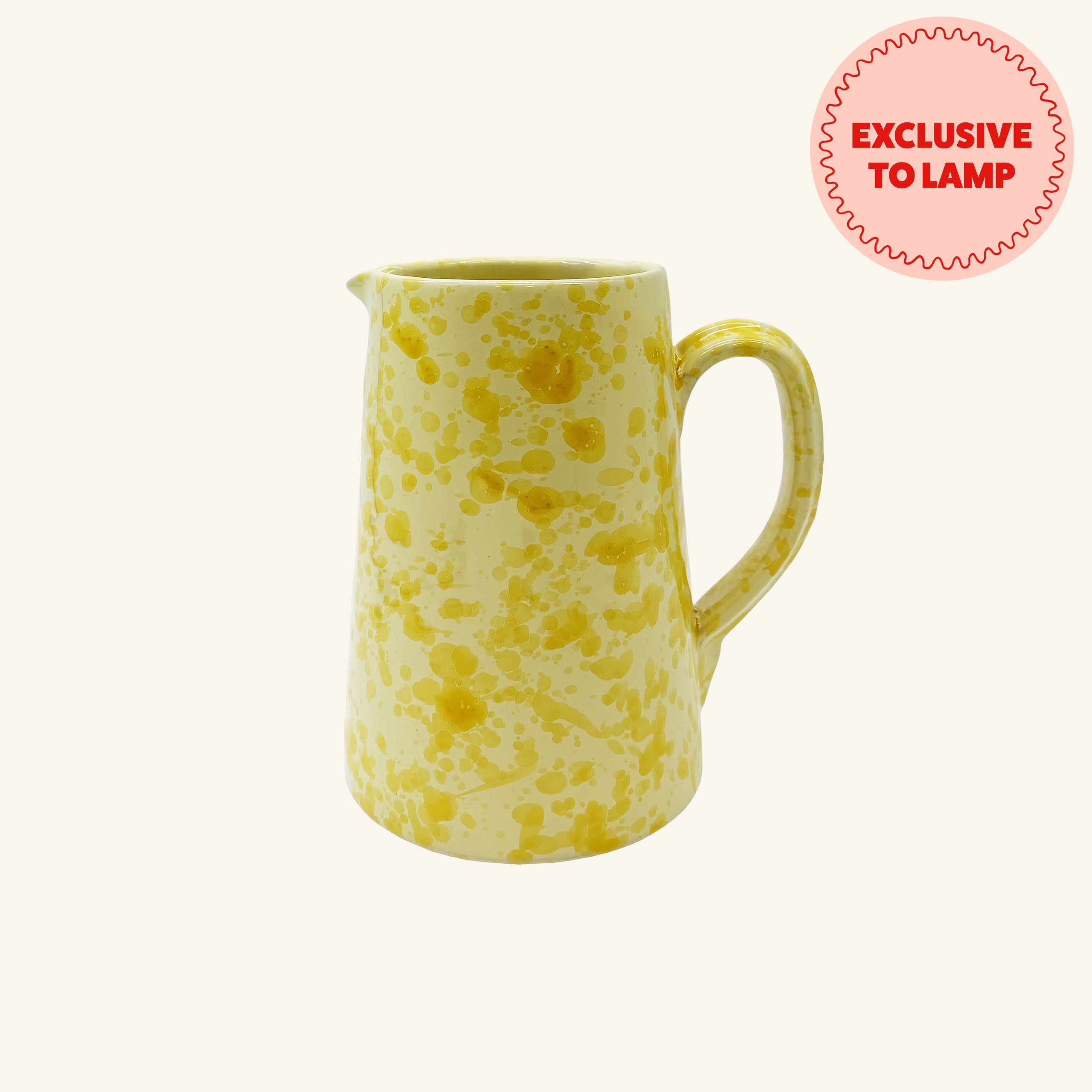 Splatterware Jug LAMP LDN