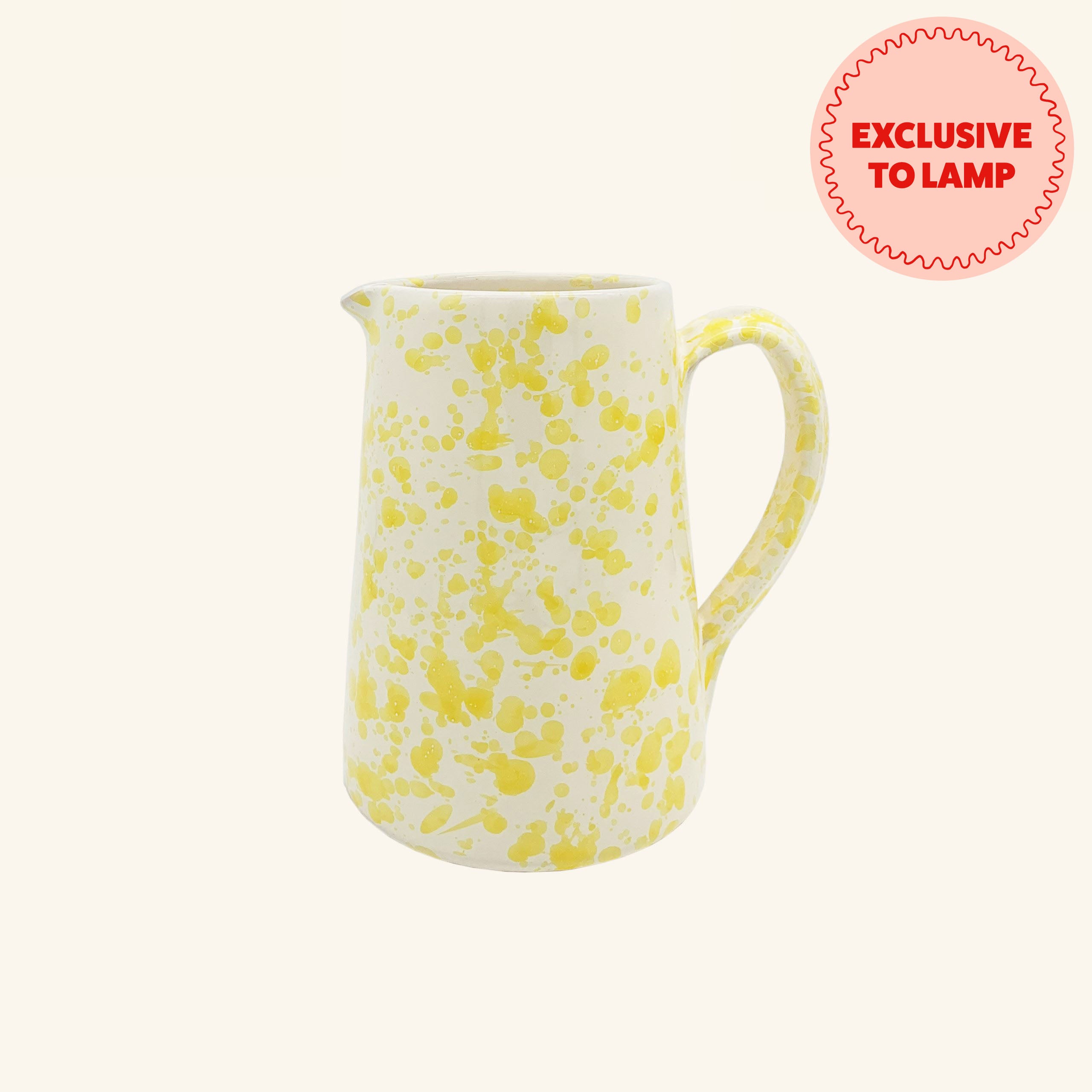 Splatterware Jug LAMP LDN