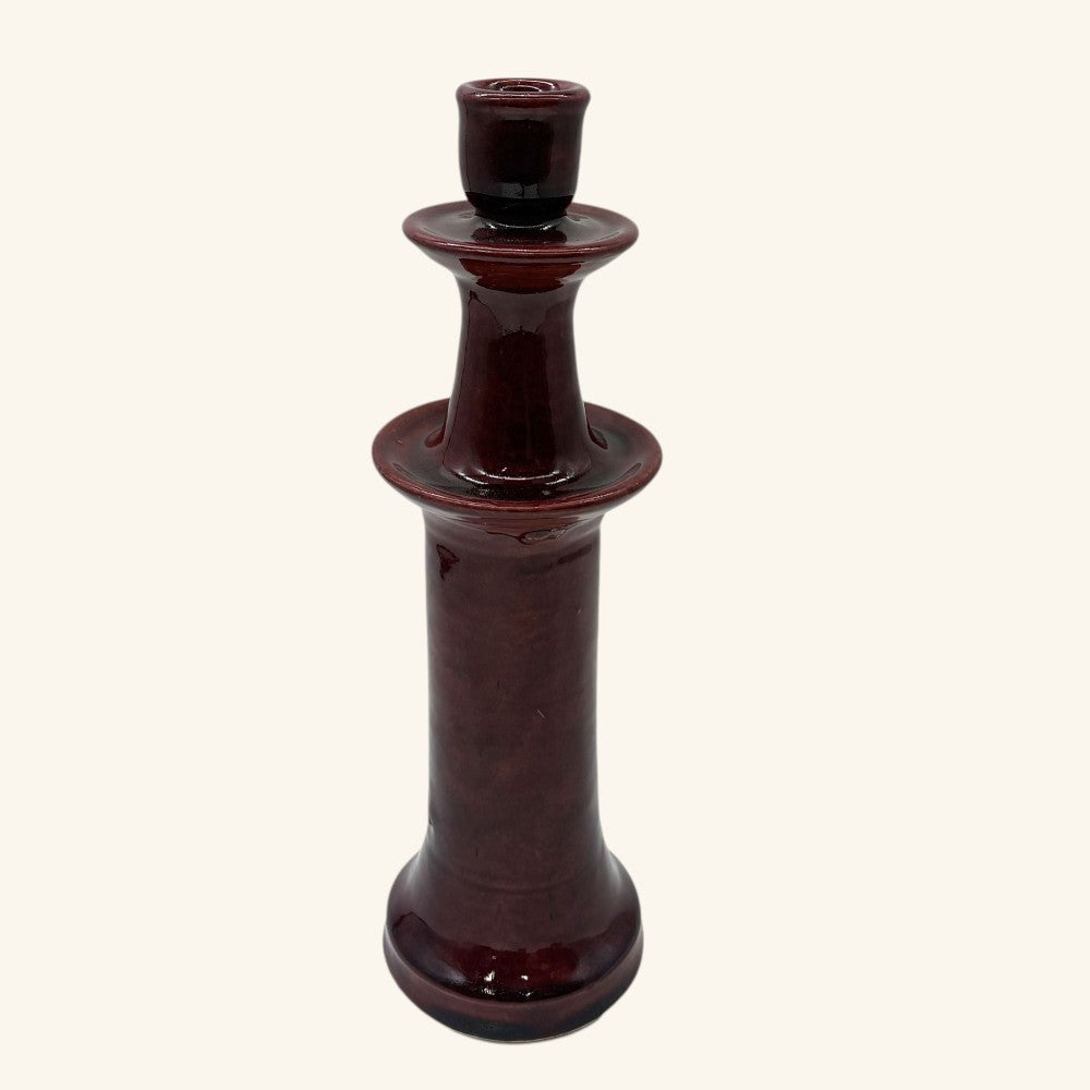 Tall Ceramic Candlestick